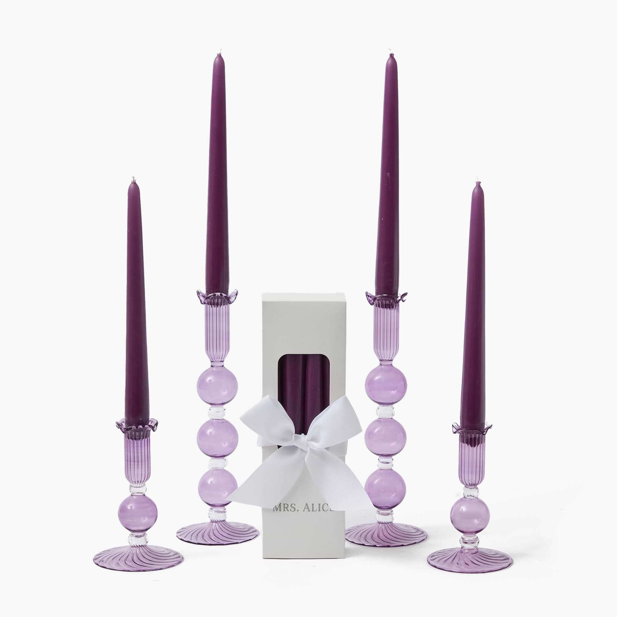 Eden Purple Candle Set