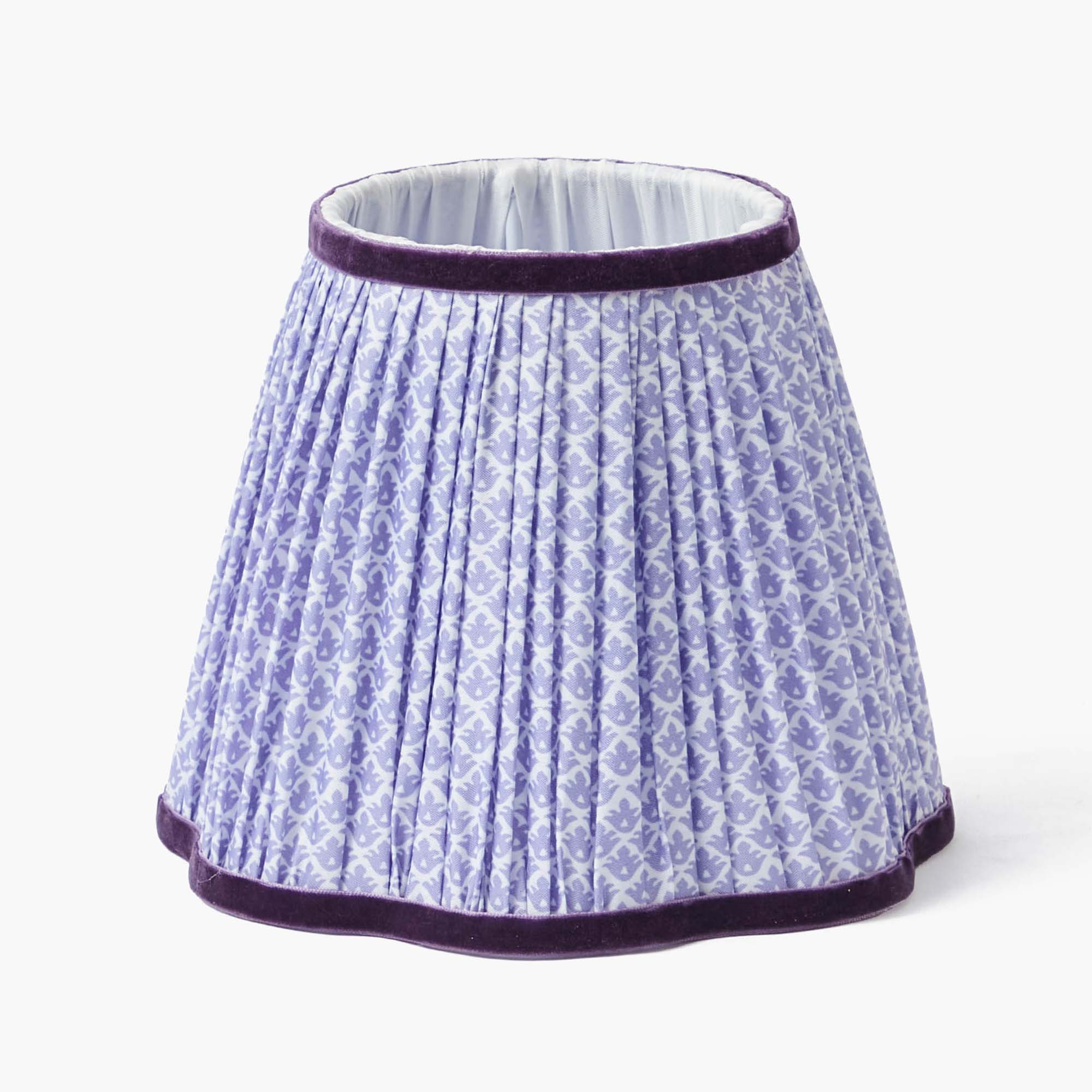 Lilac Lotus Lampshade (18cm)