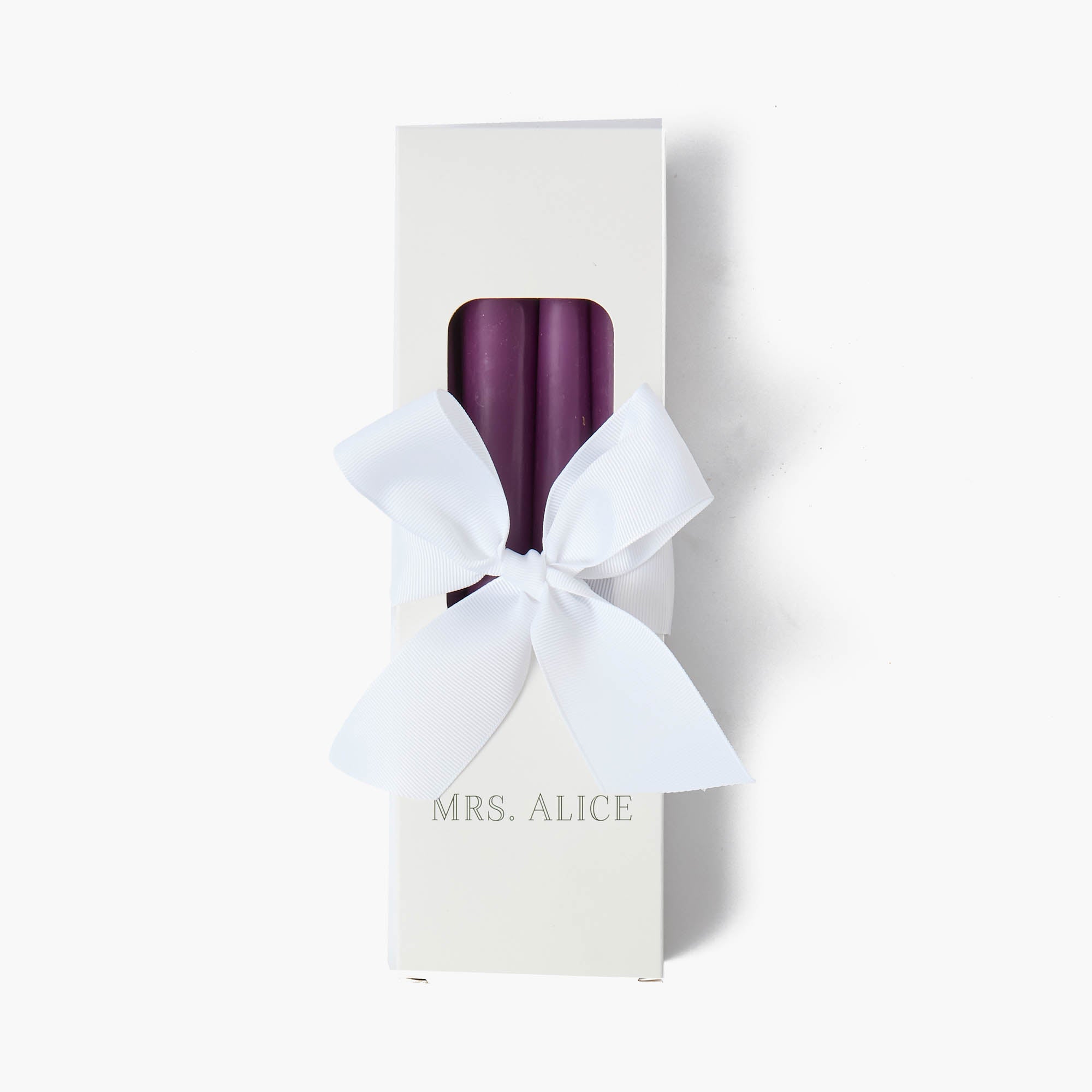 Purple Candles (Set of 8)