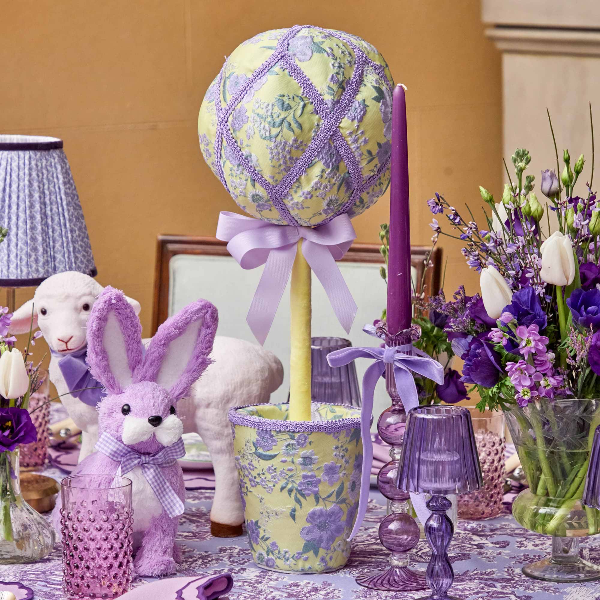 Purple Candles (Set of 8)