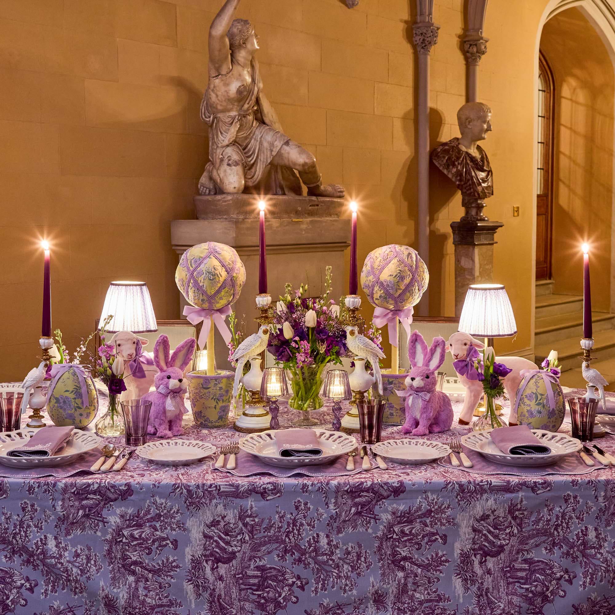 Lilac Lotus Lampshade (18cm)