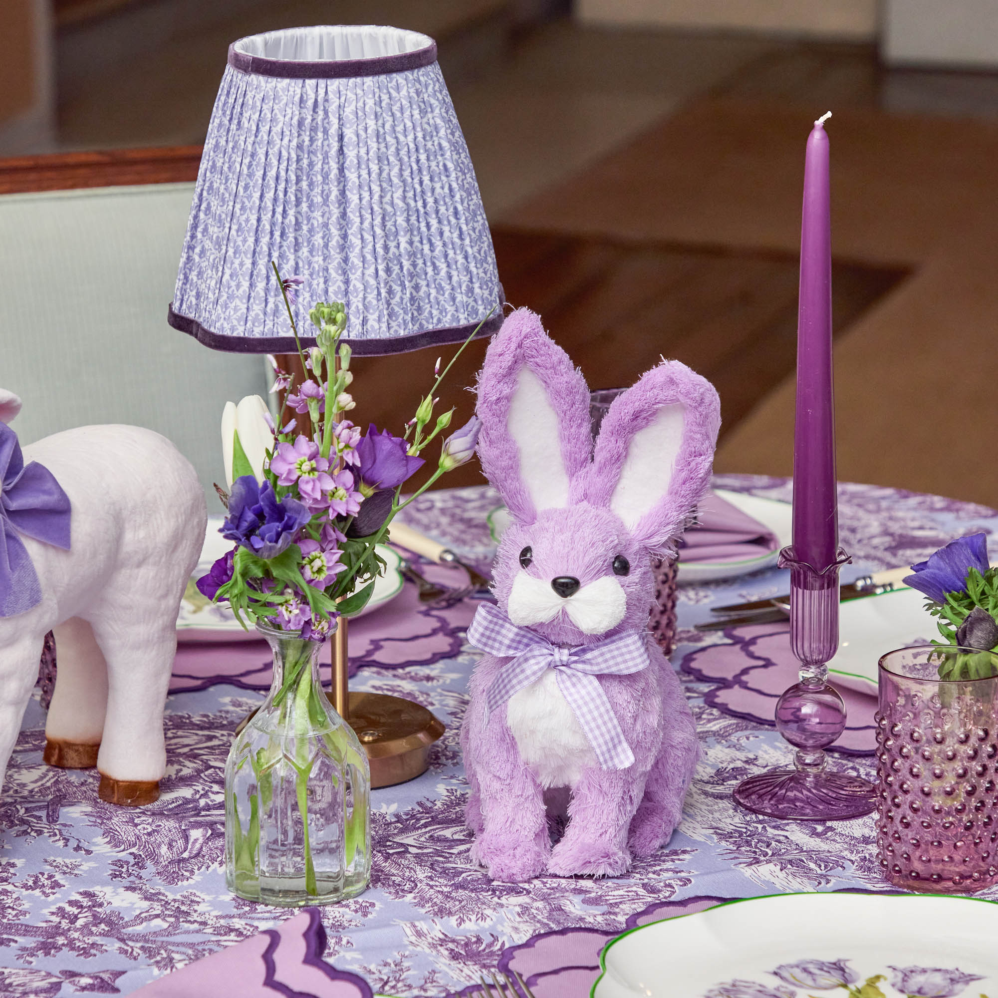 Purple Candles (Set of 8)