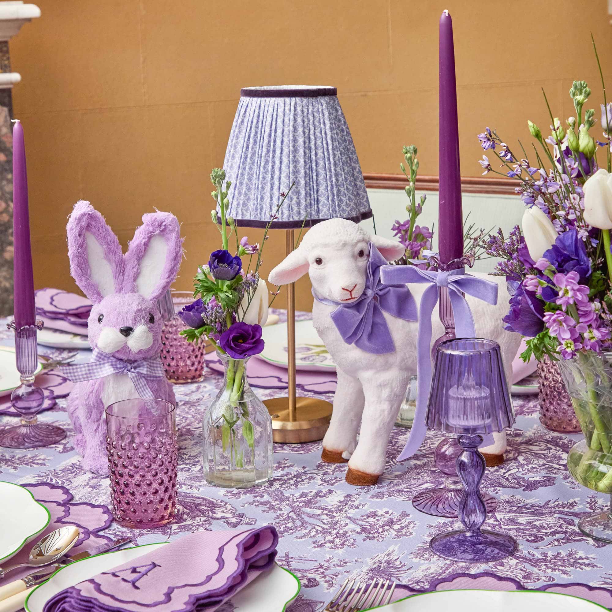 Lilac Lotus Lampshade (18cm)