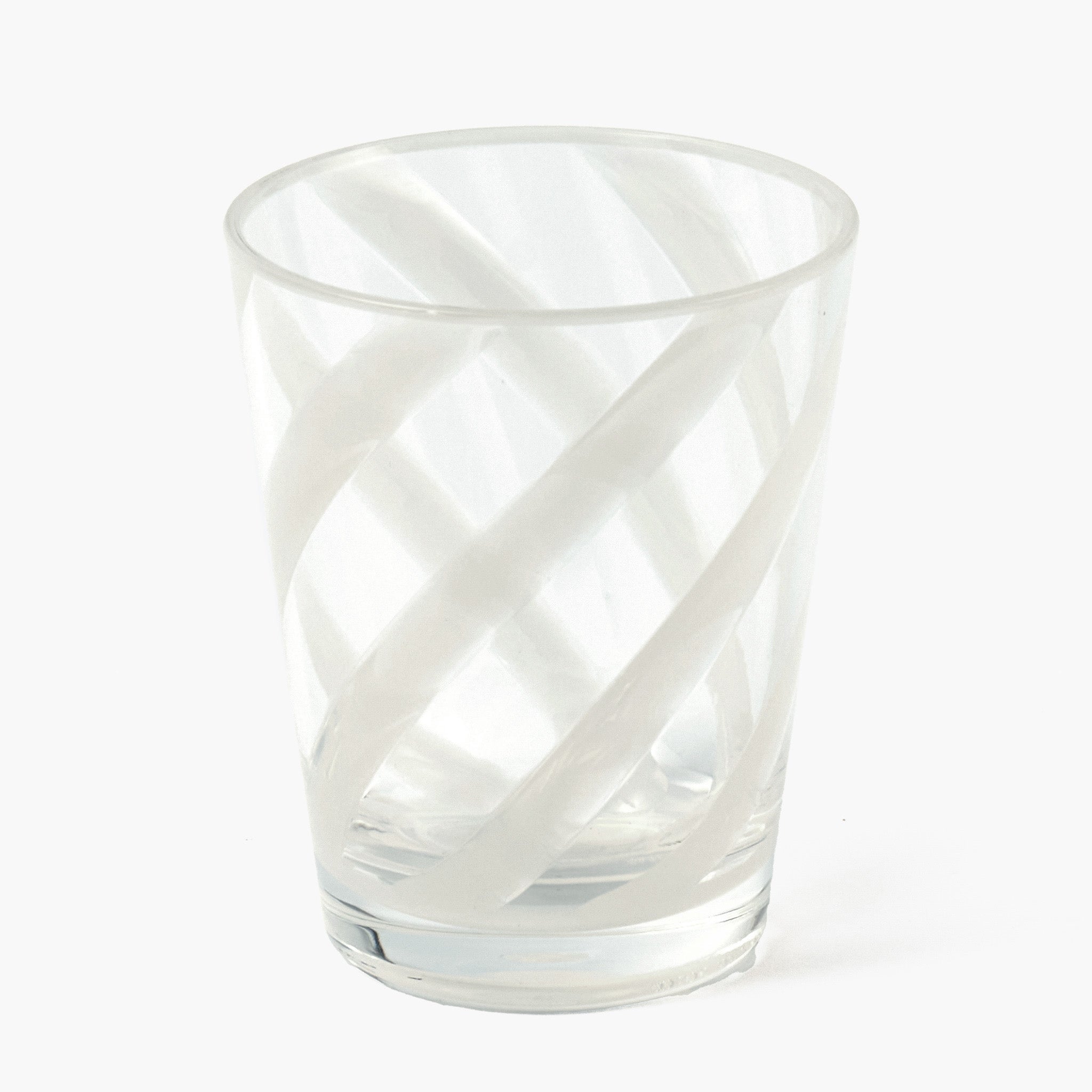White Swirl Outdoor Glasses (Set of 6)