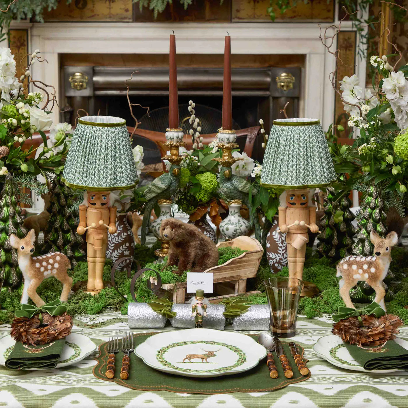 Brown Alpine Bears (Set of 3)
