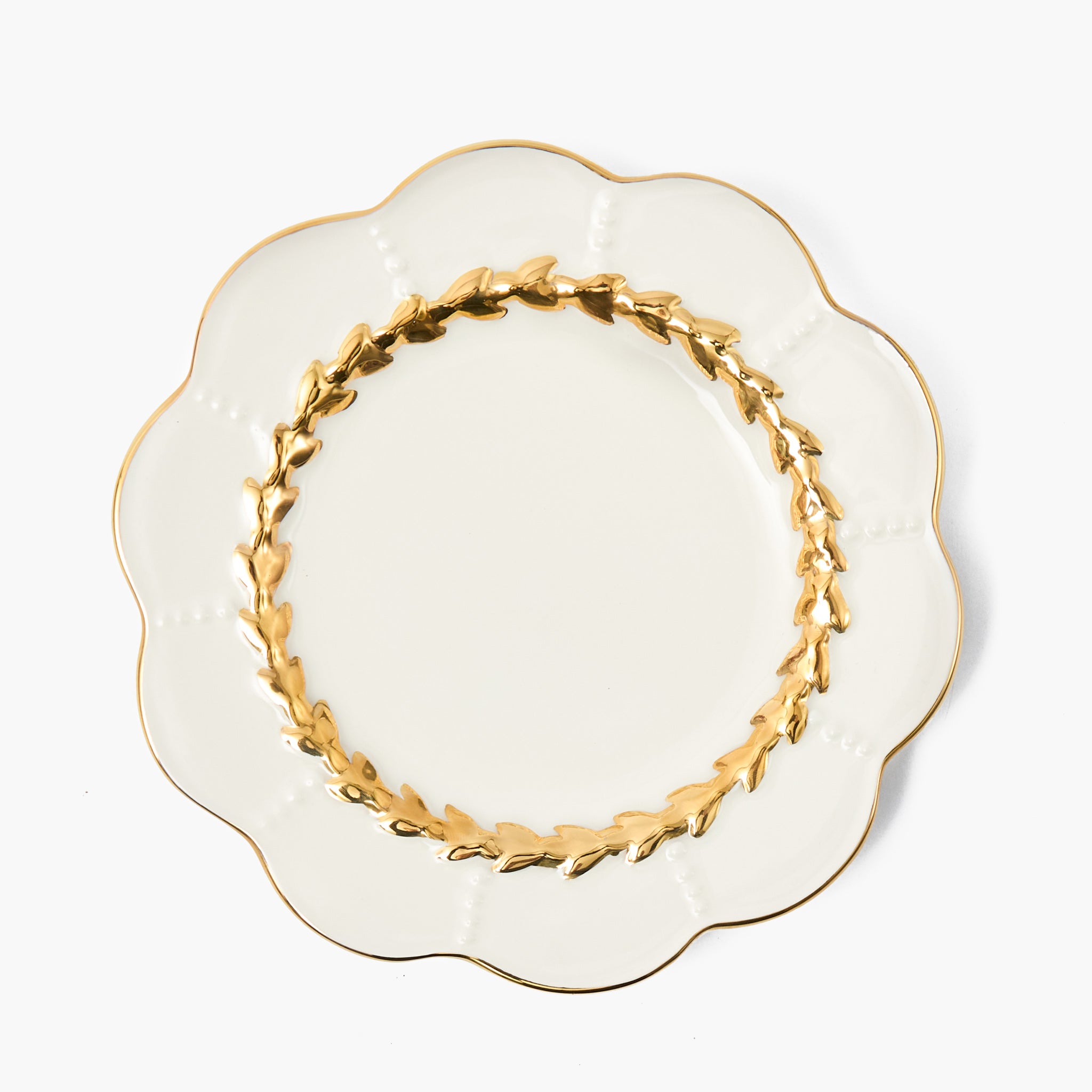 Gold Laurel Starter Plate