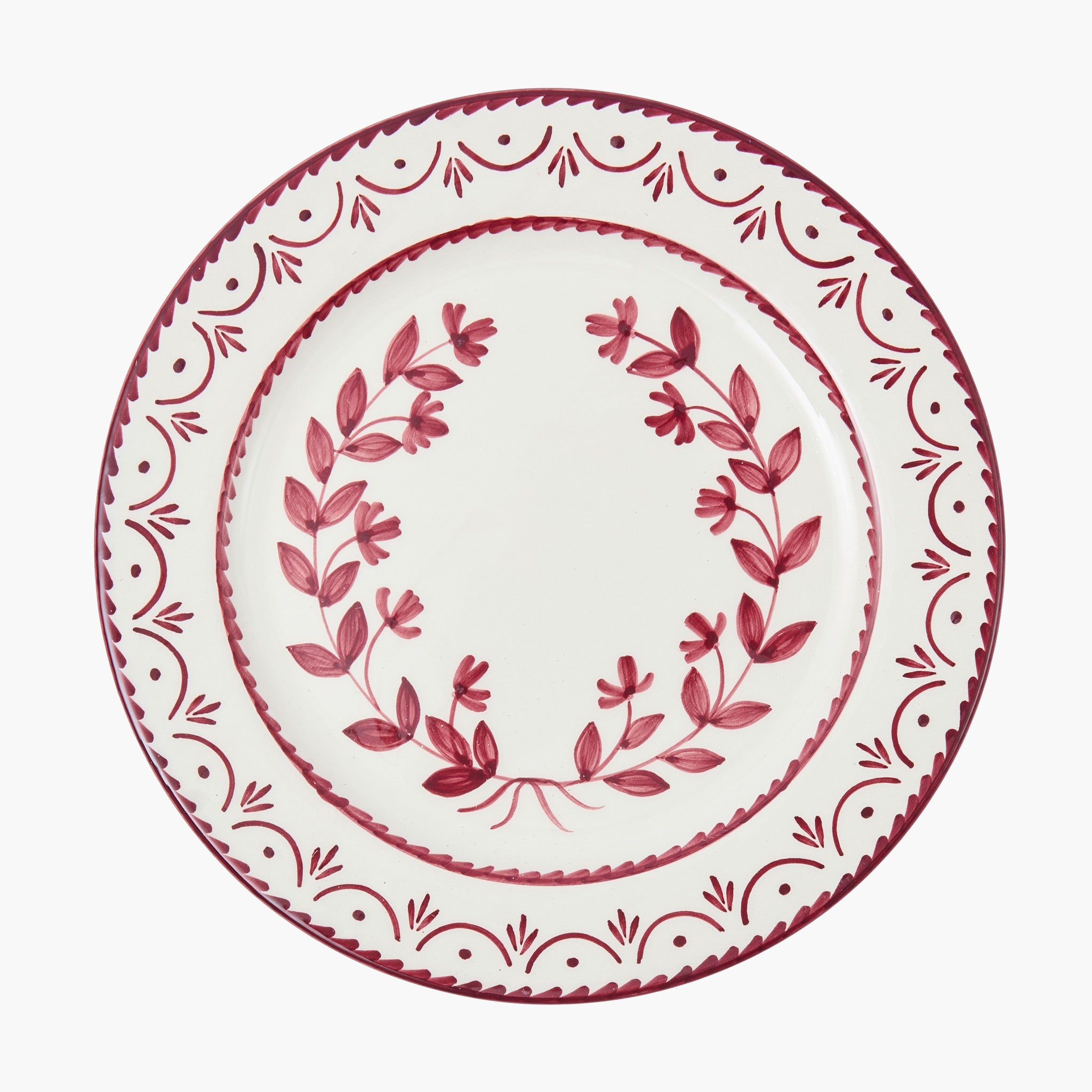 Burgundy Josephine Dinner Plates (Set of 4)