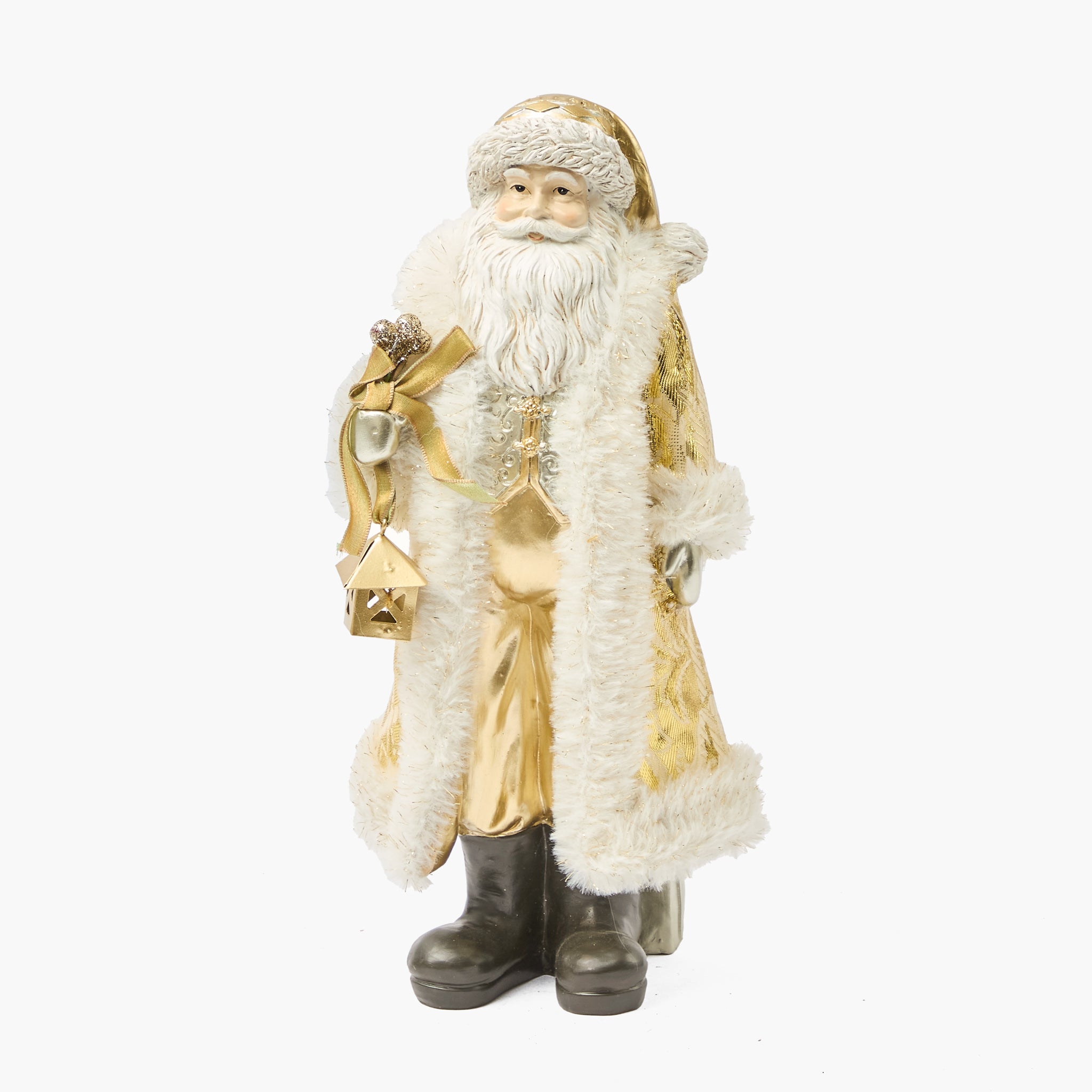 その他 Golden Christmas selfish volume 03.5 Gold Father Christmas Figurine Centrepiece | Mrs. Alice