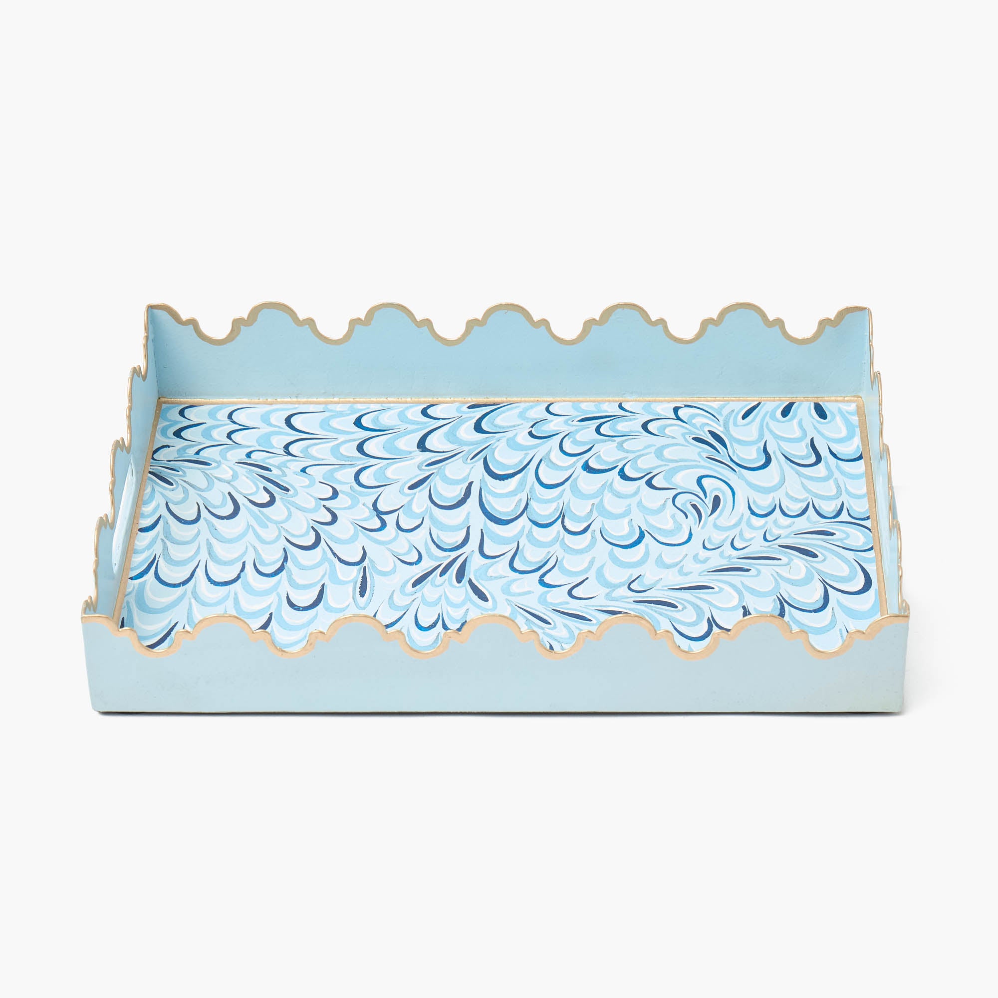 Blue Small Marble Tray