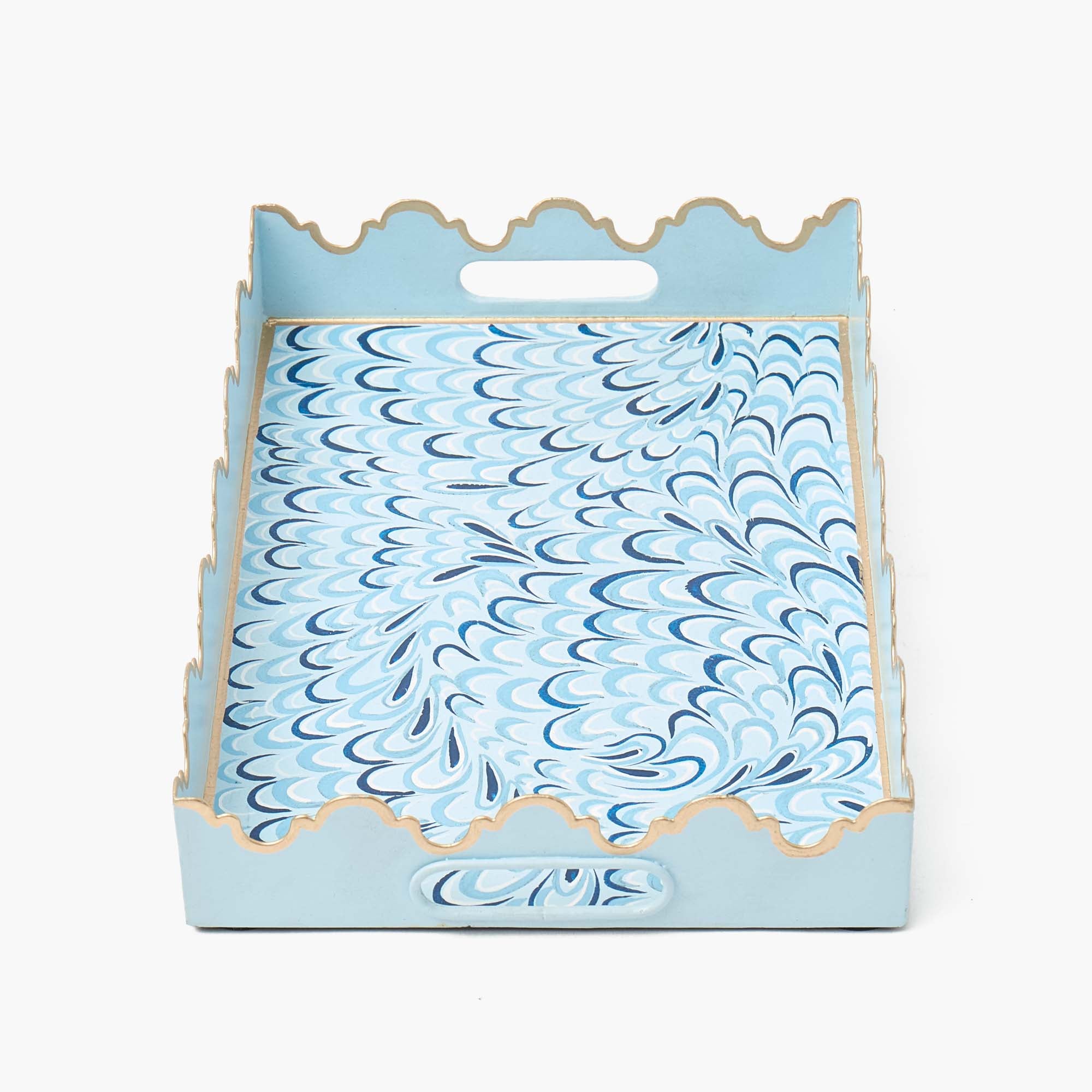 Blue Small Marble Tray