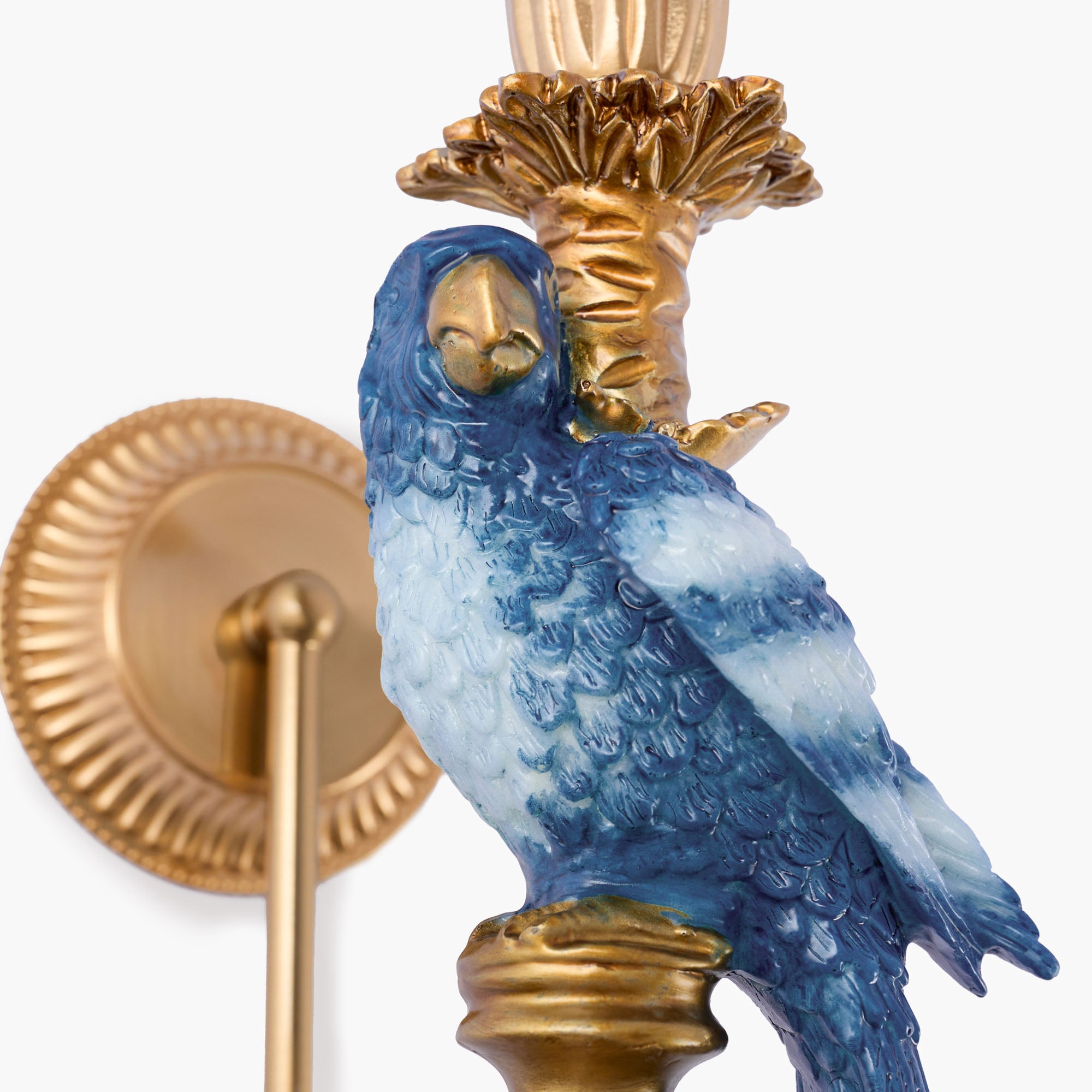 Blue Parrot Rechargeable Wall Light