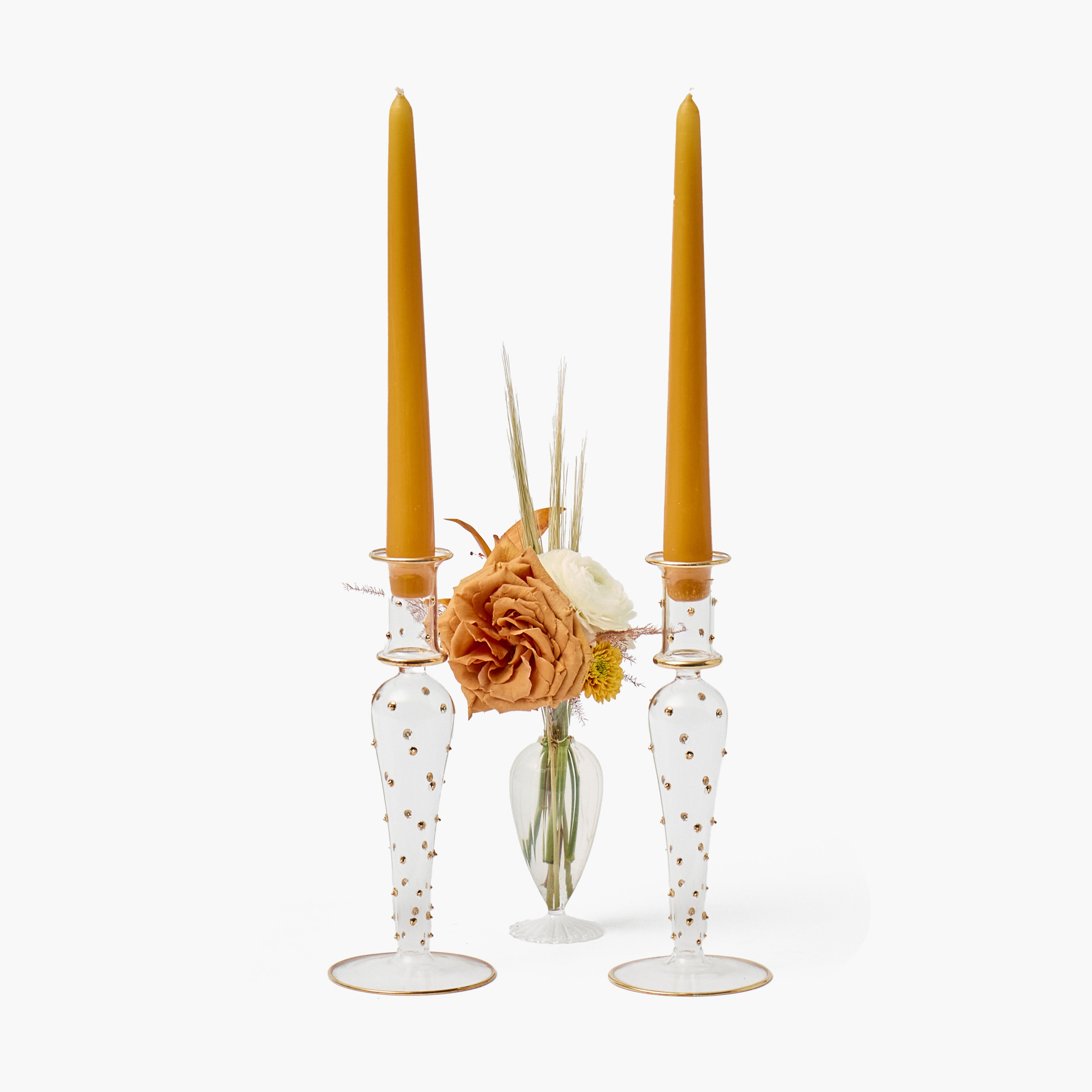 Joy & Dotty Candle Set (Mustard)