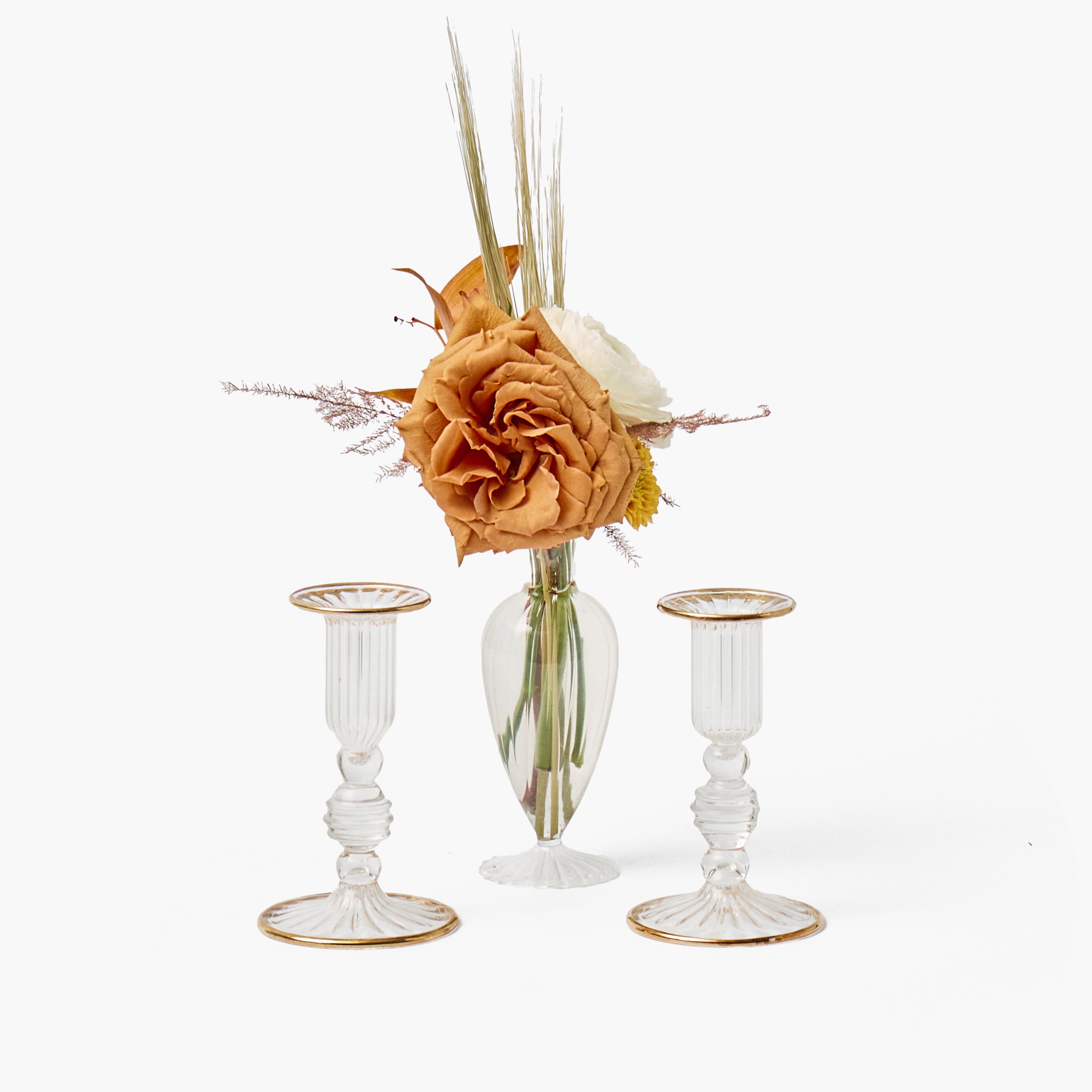 Joy & Dotty Candle Set (Mustard)