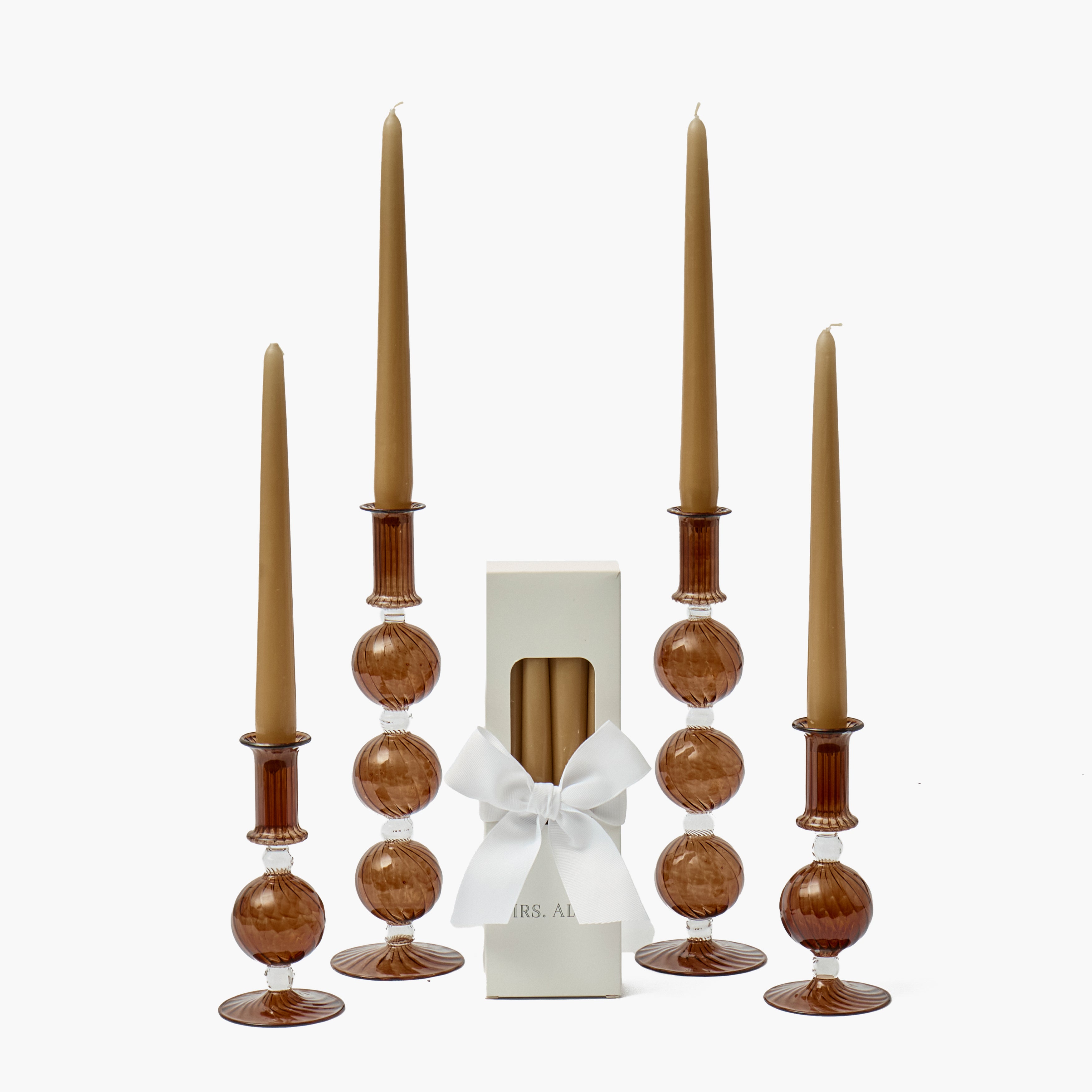 Brown Camille Candle Set (Sand)