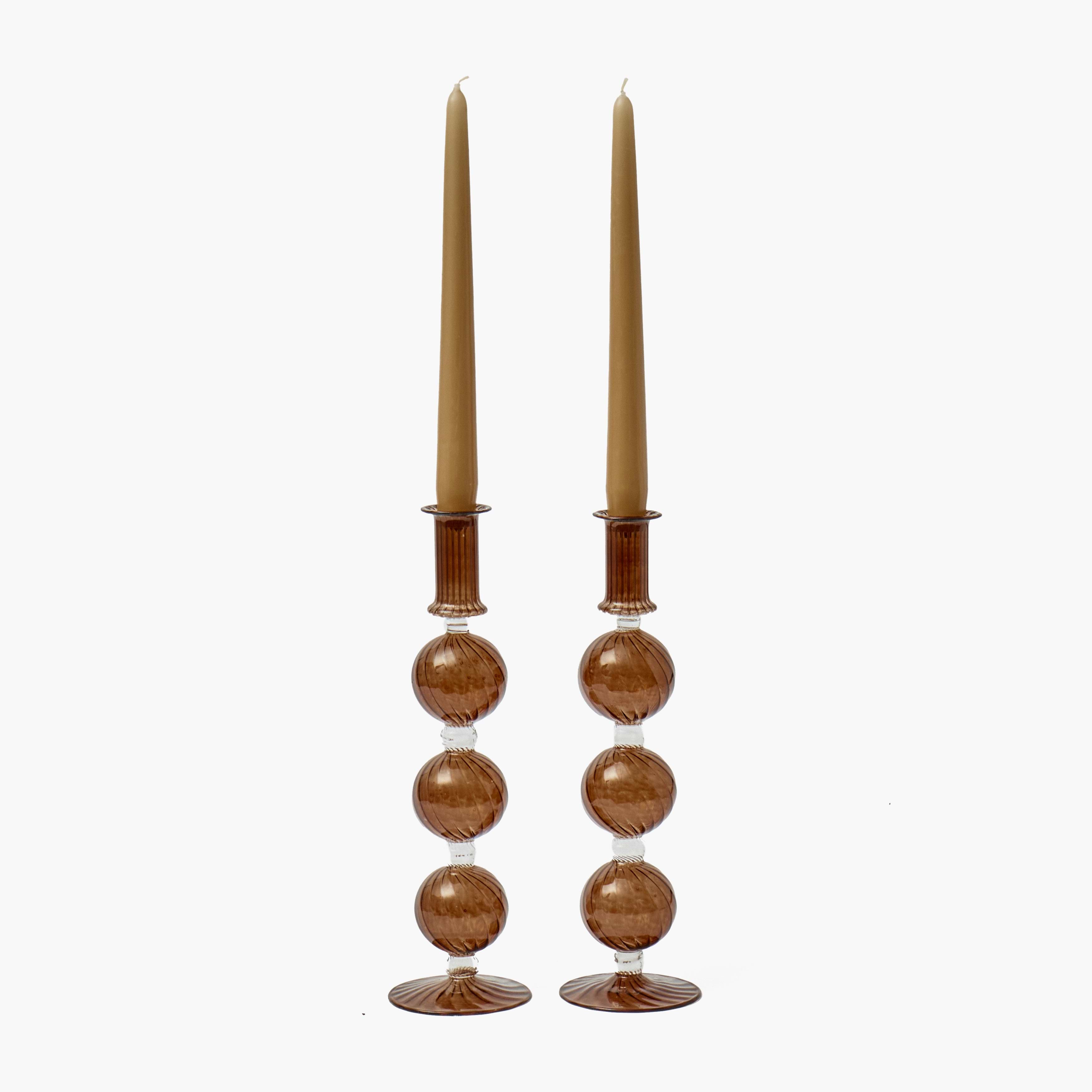 Brown Camille Candle Set (Sand)