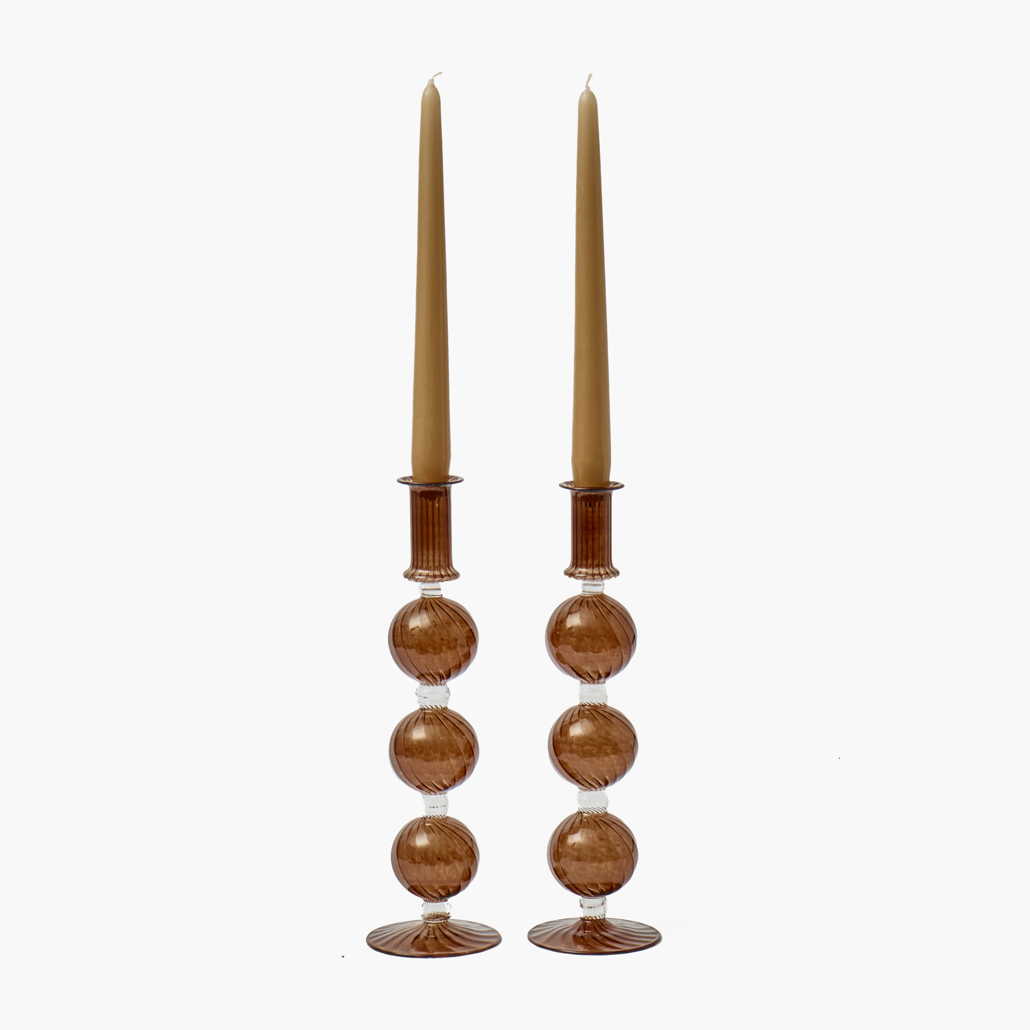 Brown Camille Candle Set (Sand)