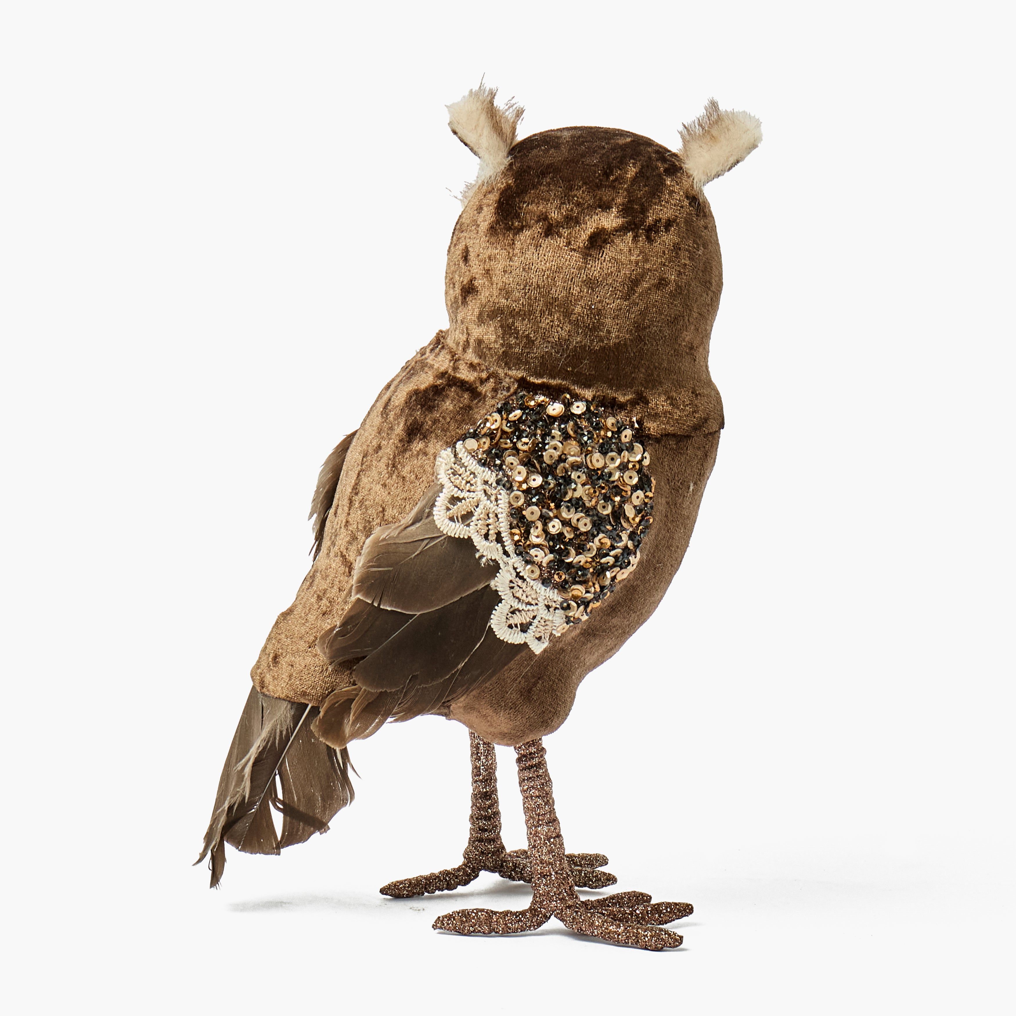 Chocolate & Taupe Owl (Pair)