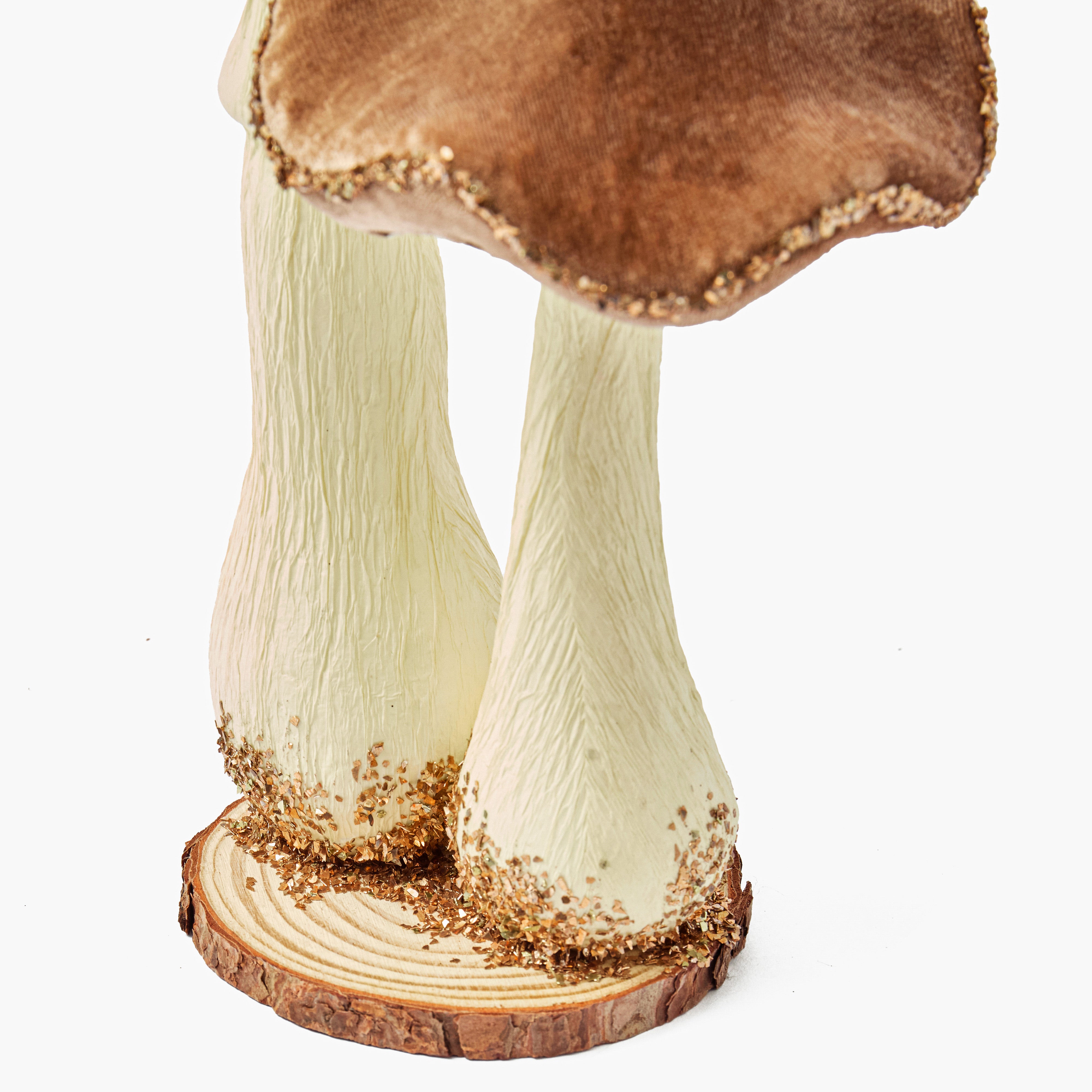 Chocolate & Taupe Mushroom (Pair)