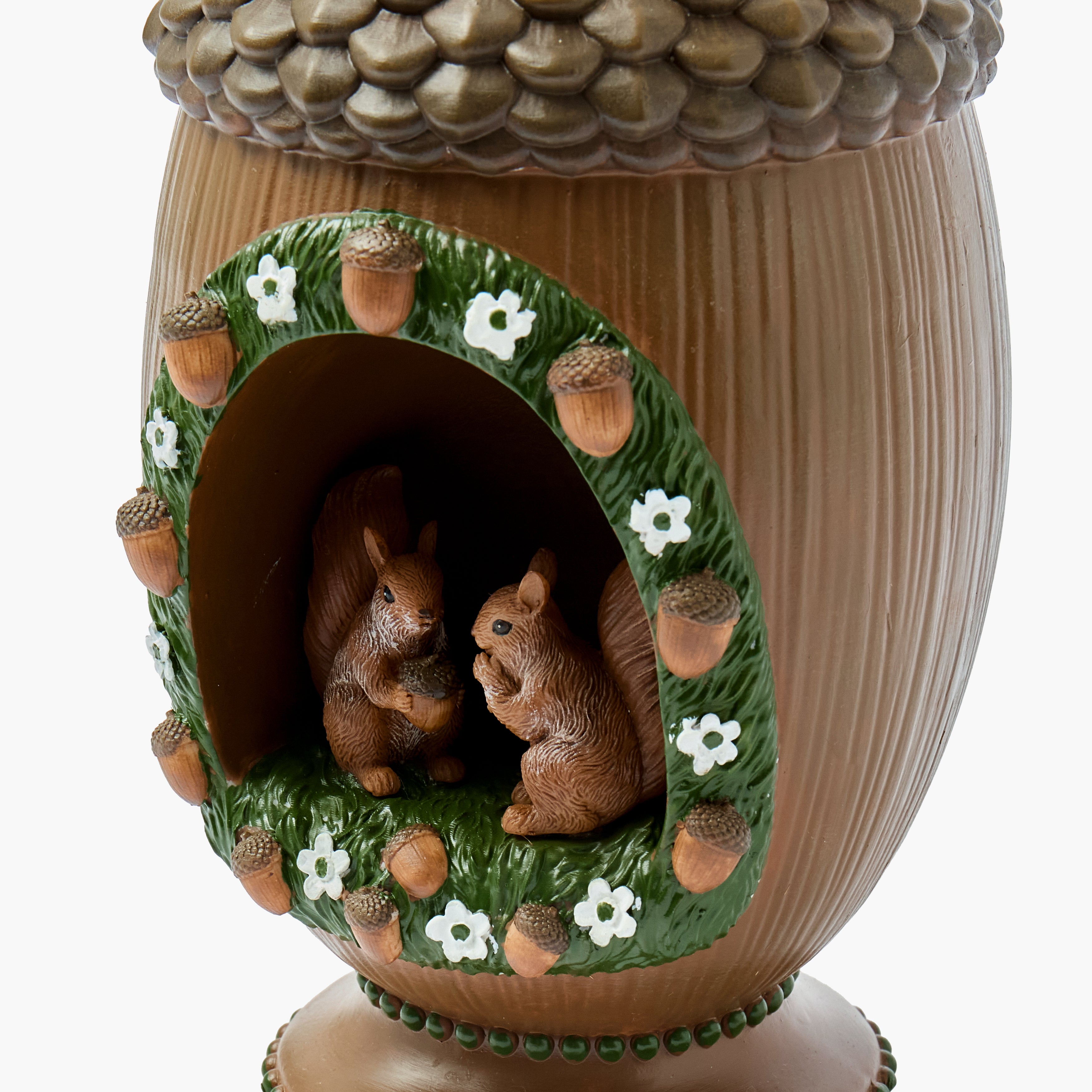 Squirrel in Acorn Decoration (Pair)