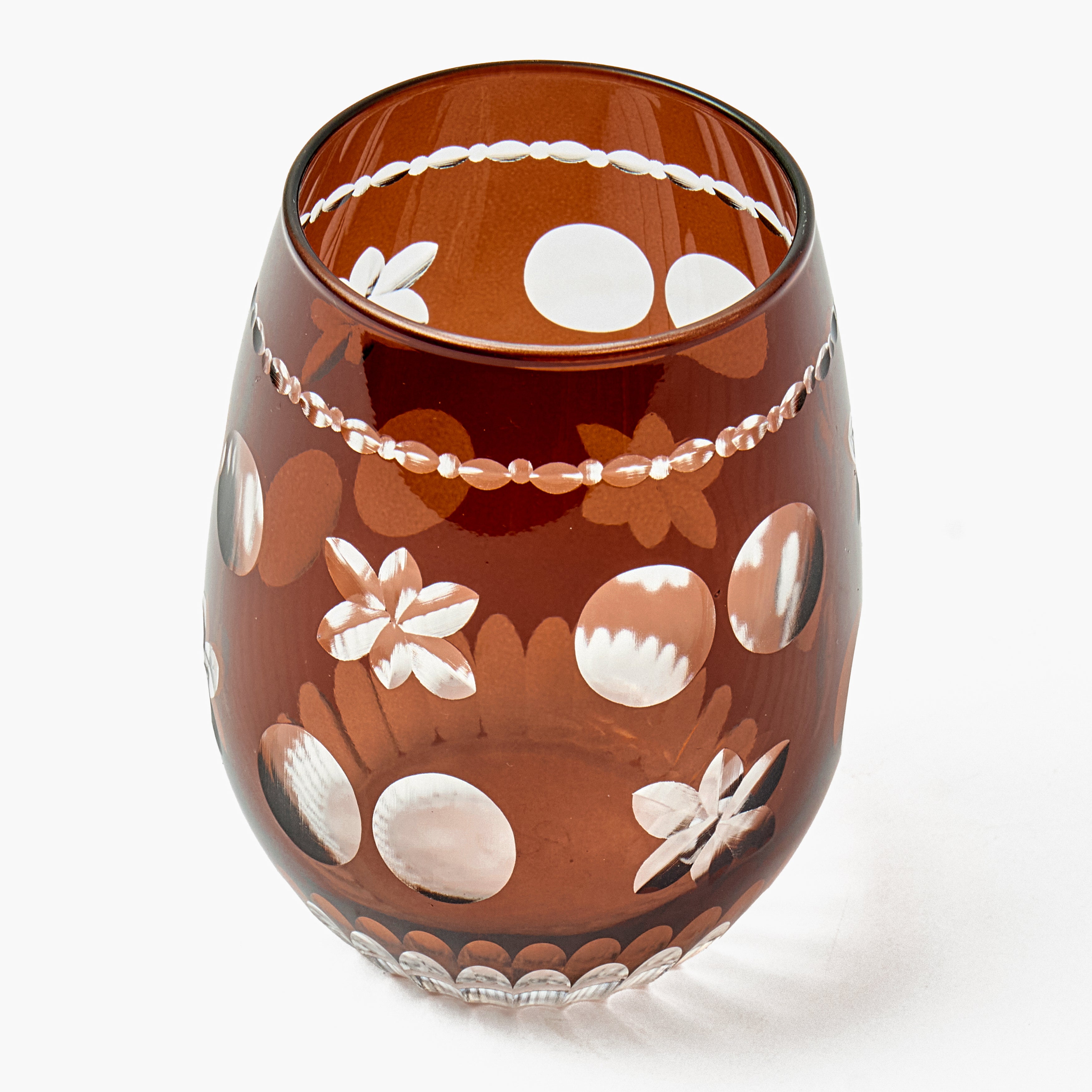 Chocolate Anita Glassware (Set of 8)