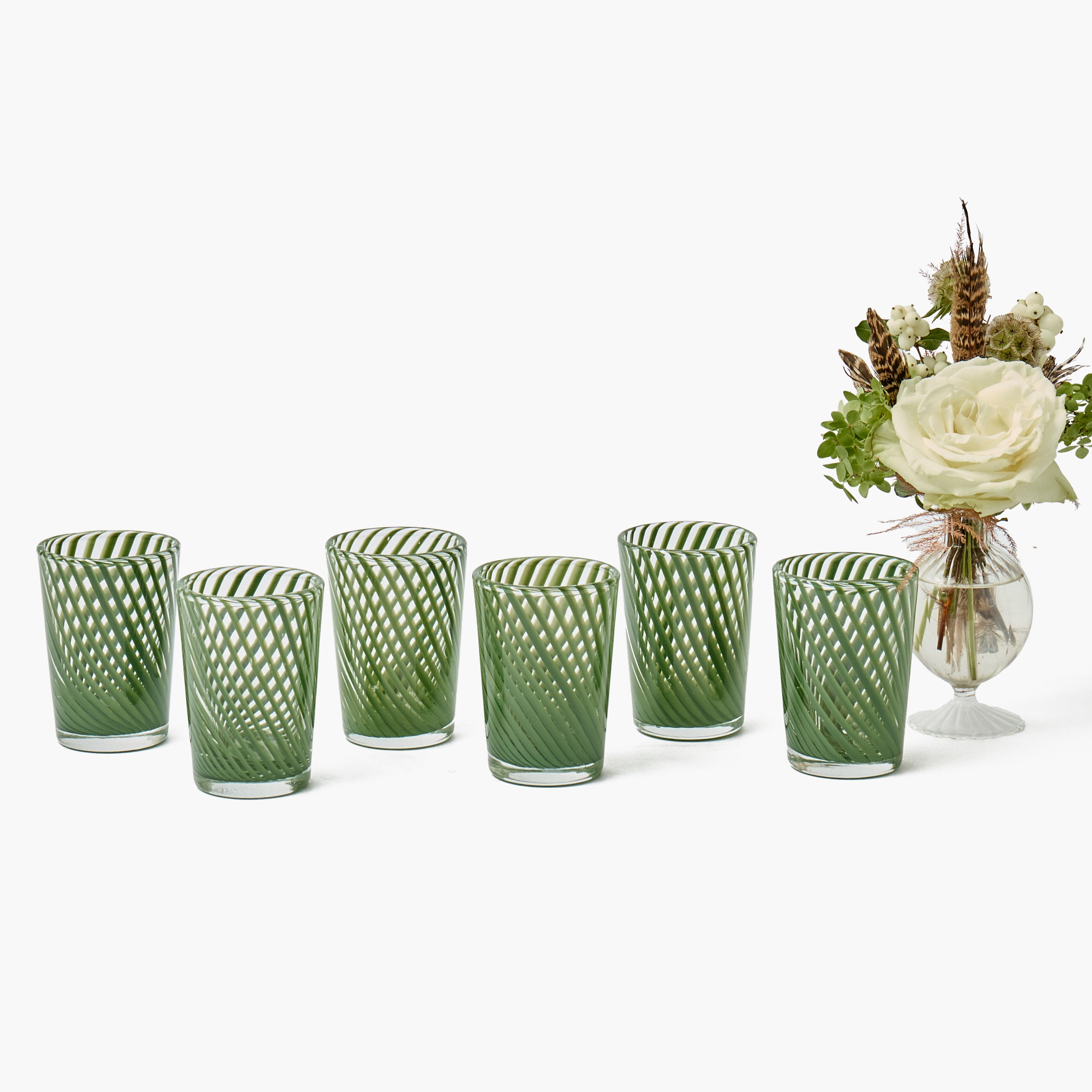 Olive Isla Glasses (Set of 6)