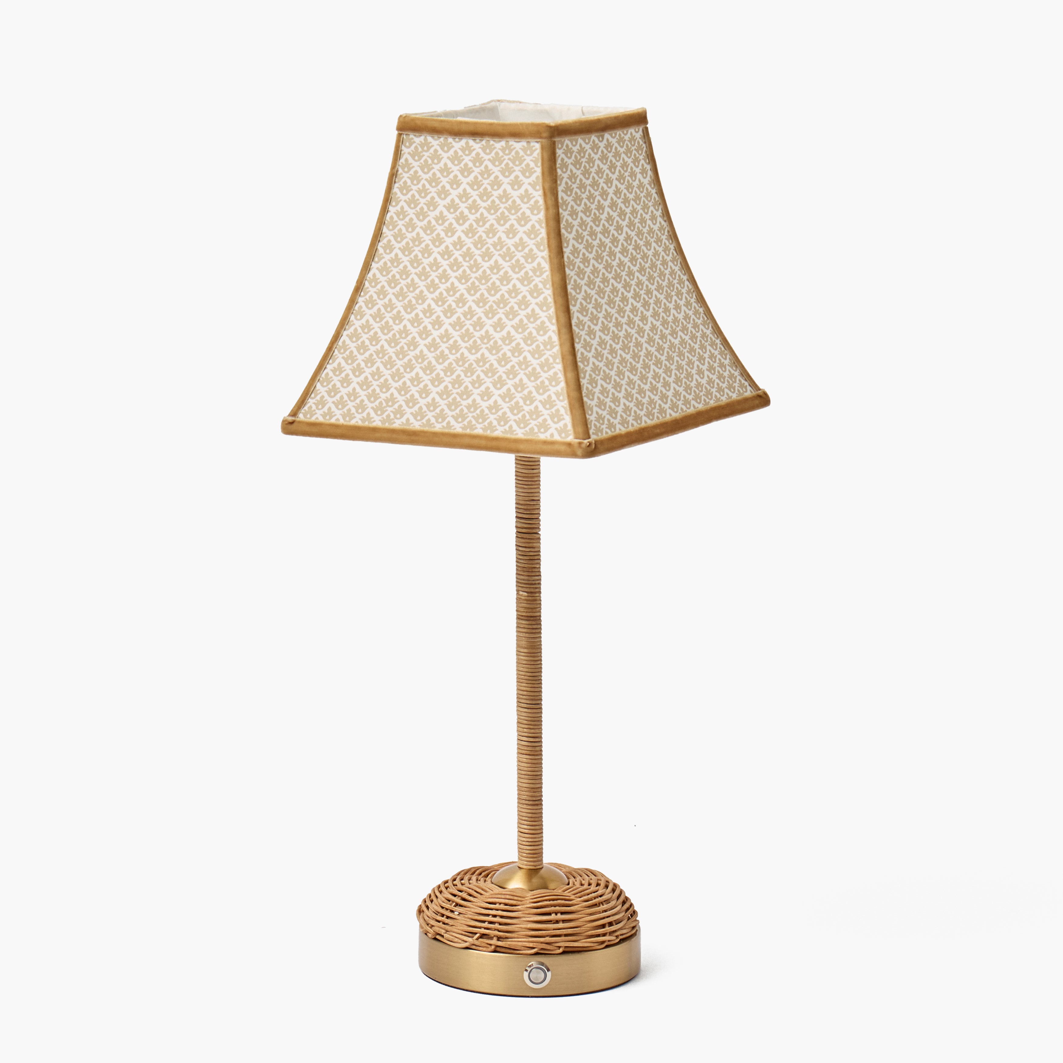 Putty Lotus Square Lampshade (18cm)