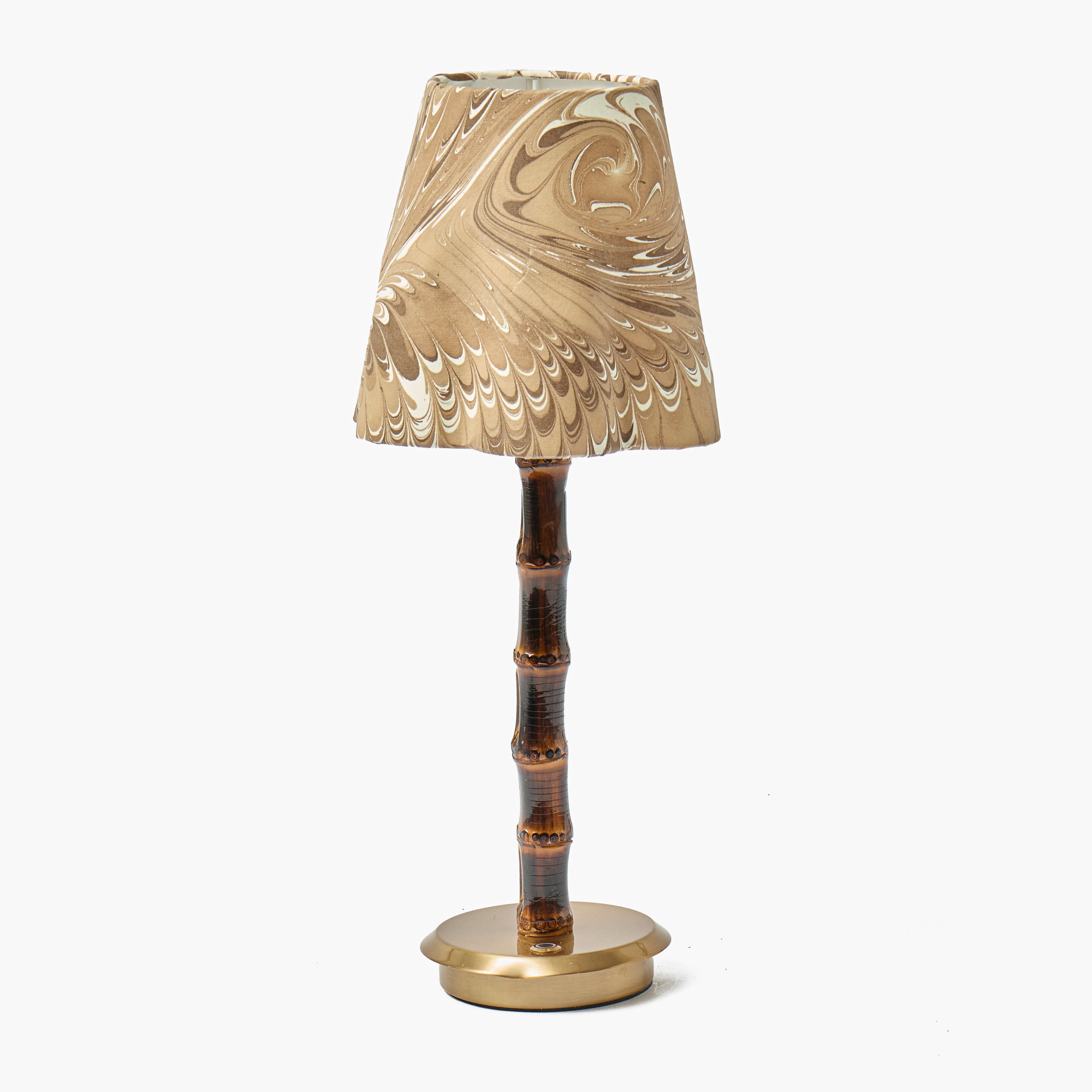 Chocolate Marble Paper Lampshade (18cm)