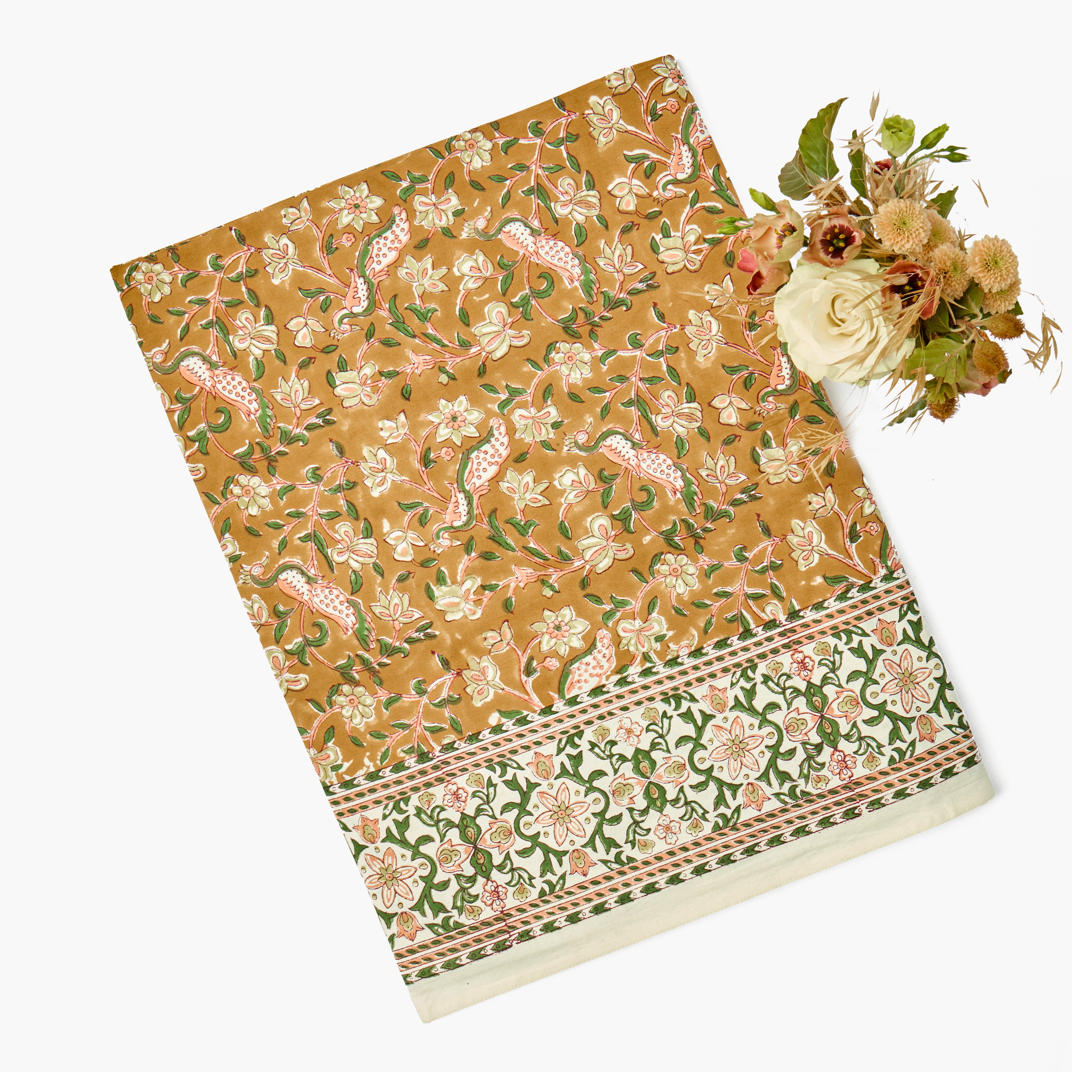 Caramel Bird Tablecloth