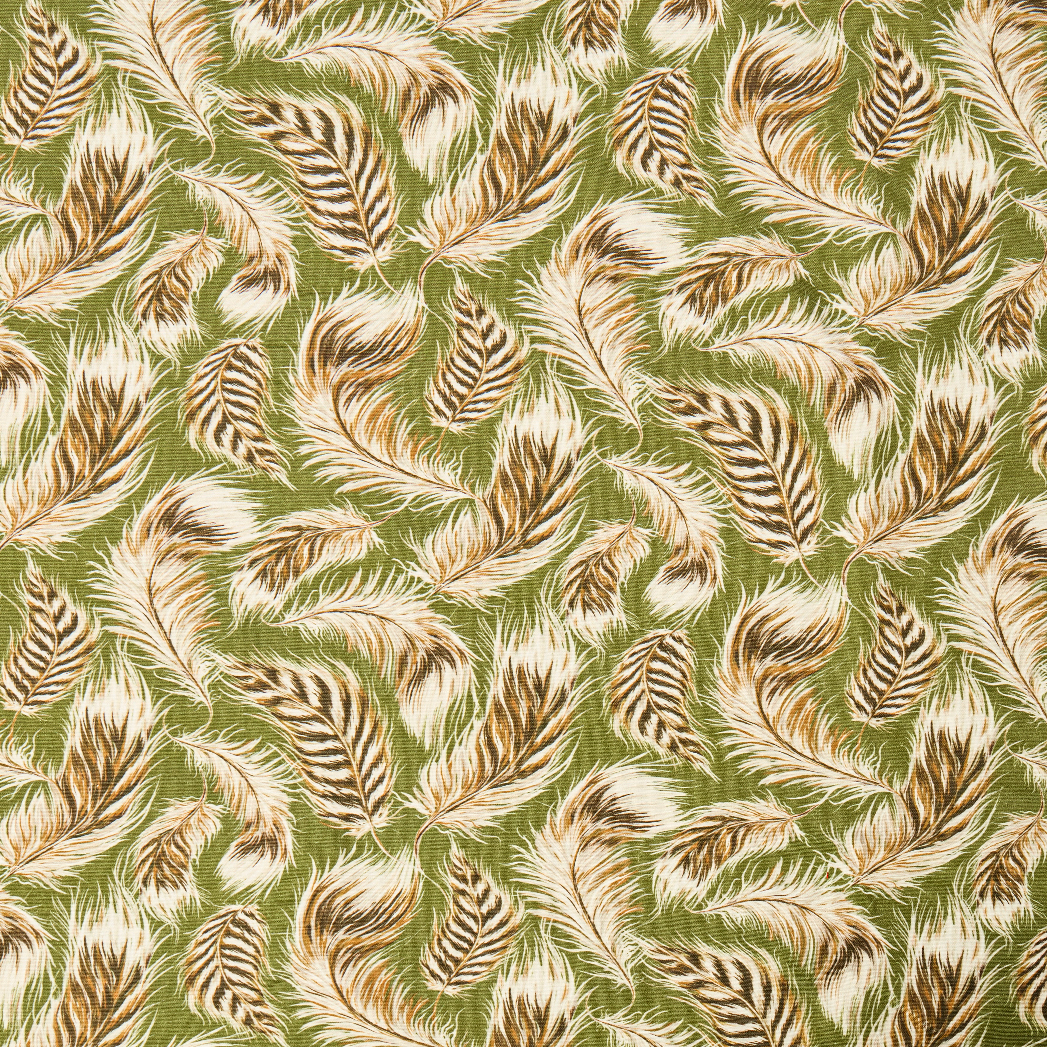 Olive Feather Tablecloth