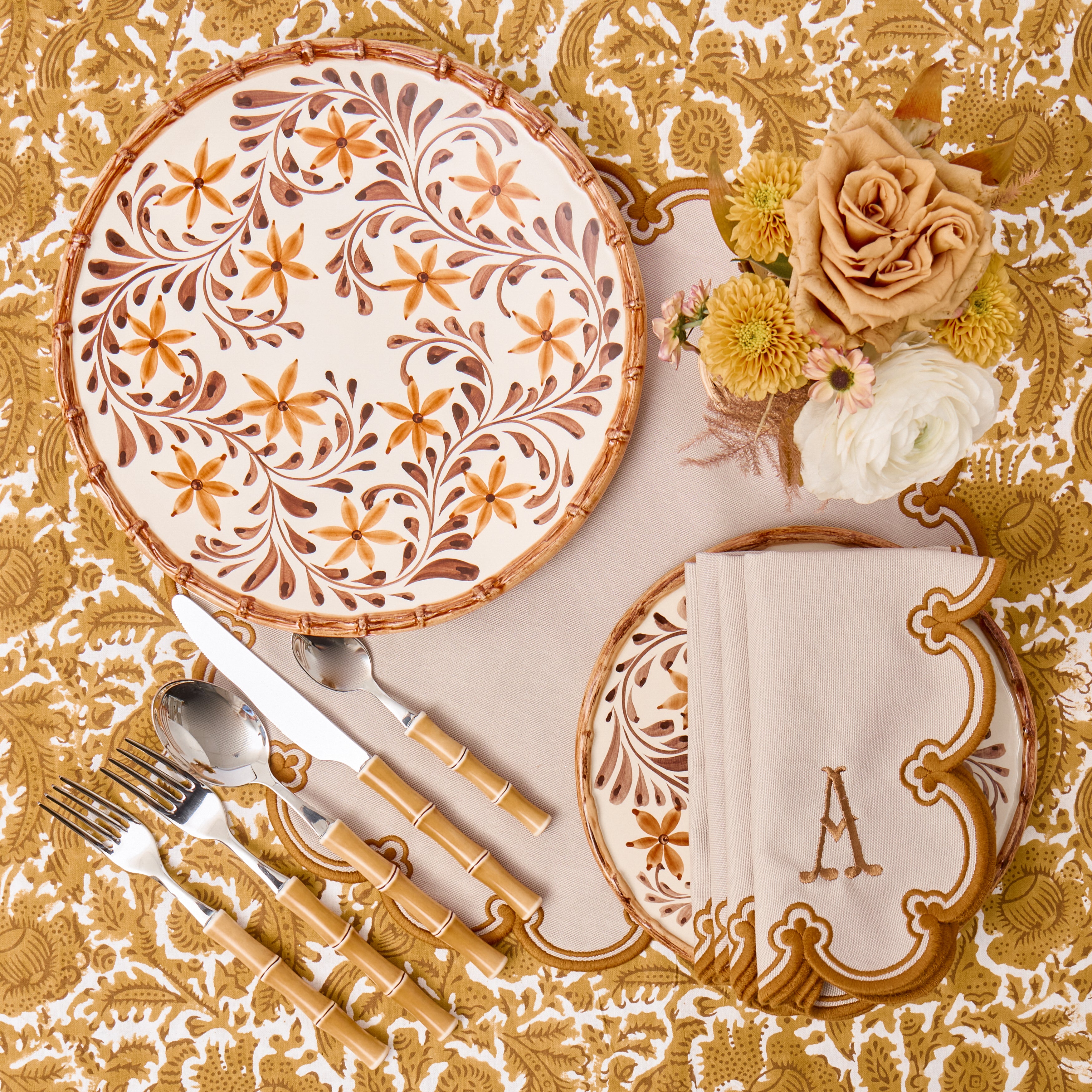 Theodora Bamboo Dinner Plate