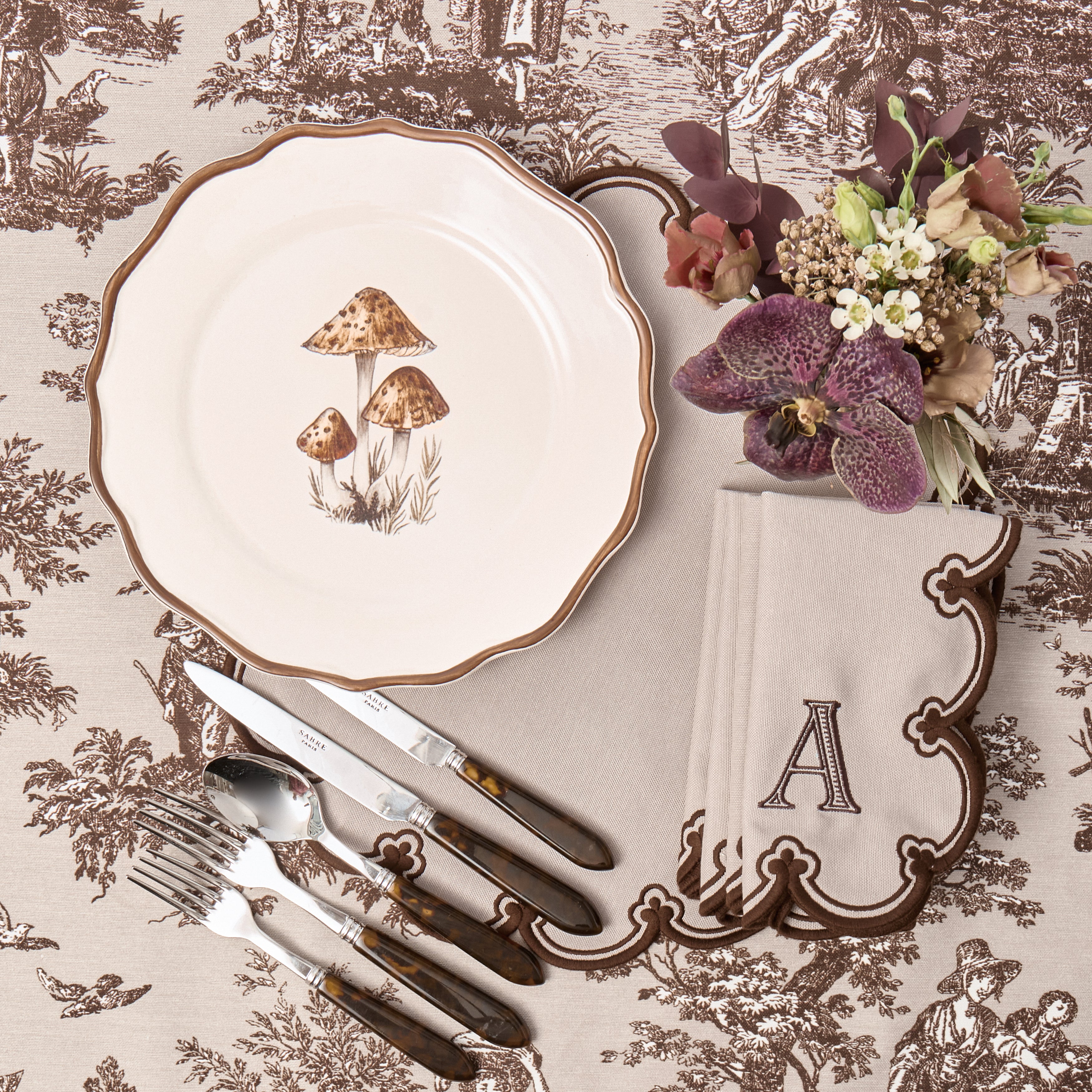 Mushroom Dinner Plate