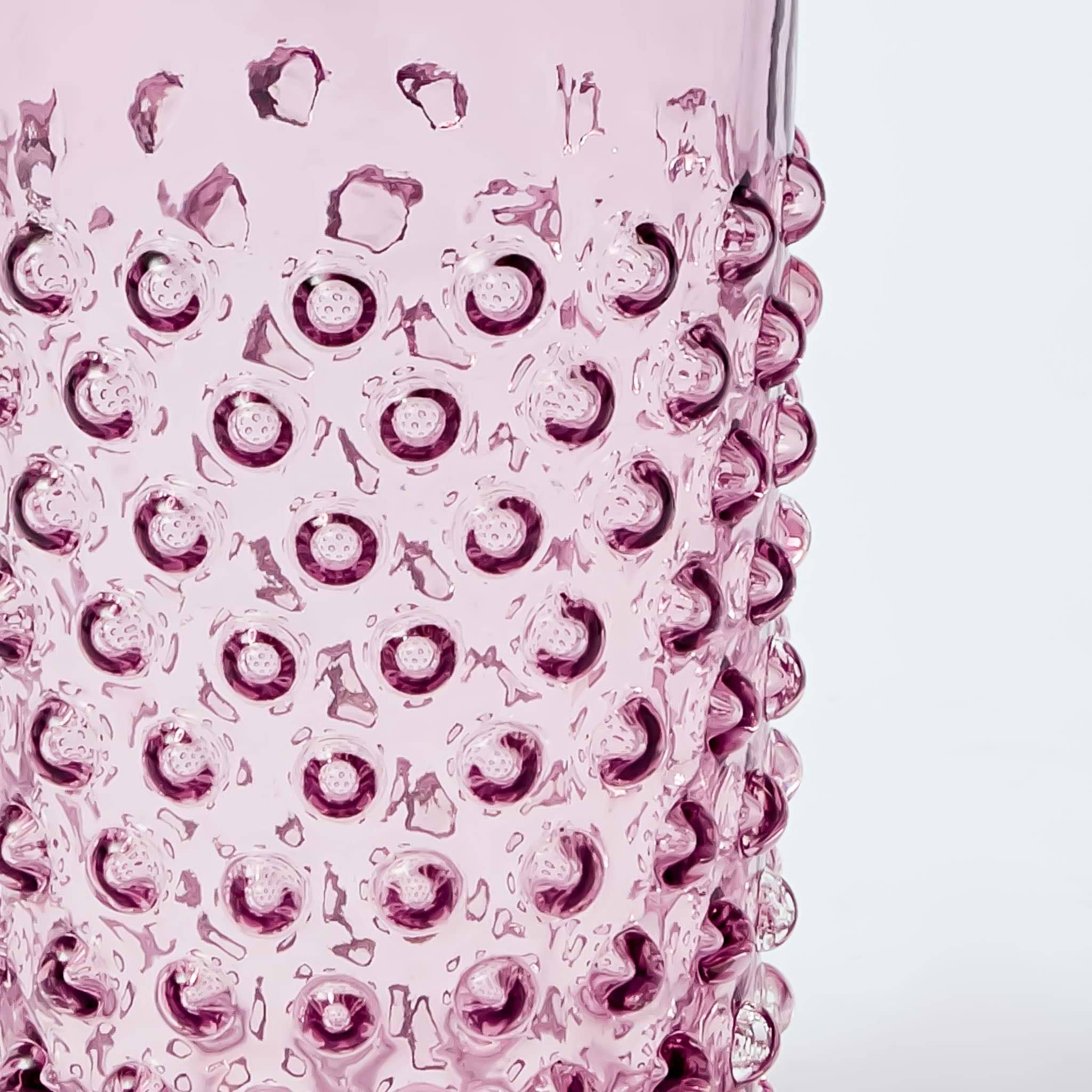 Purple Hobnail Glasses (Set of 6)