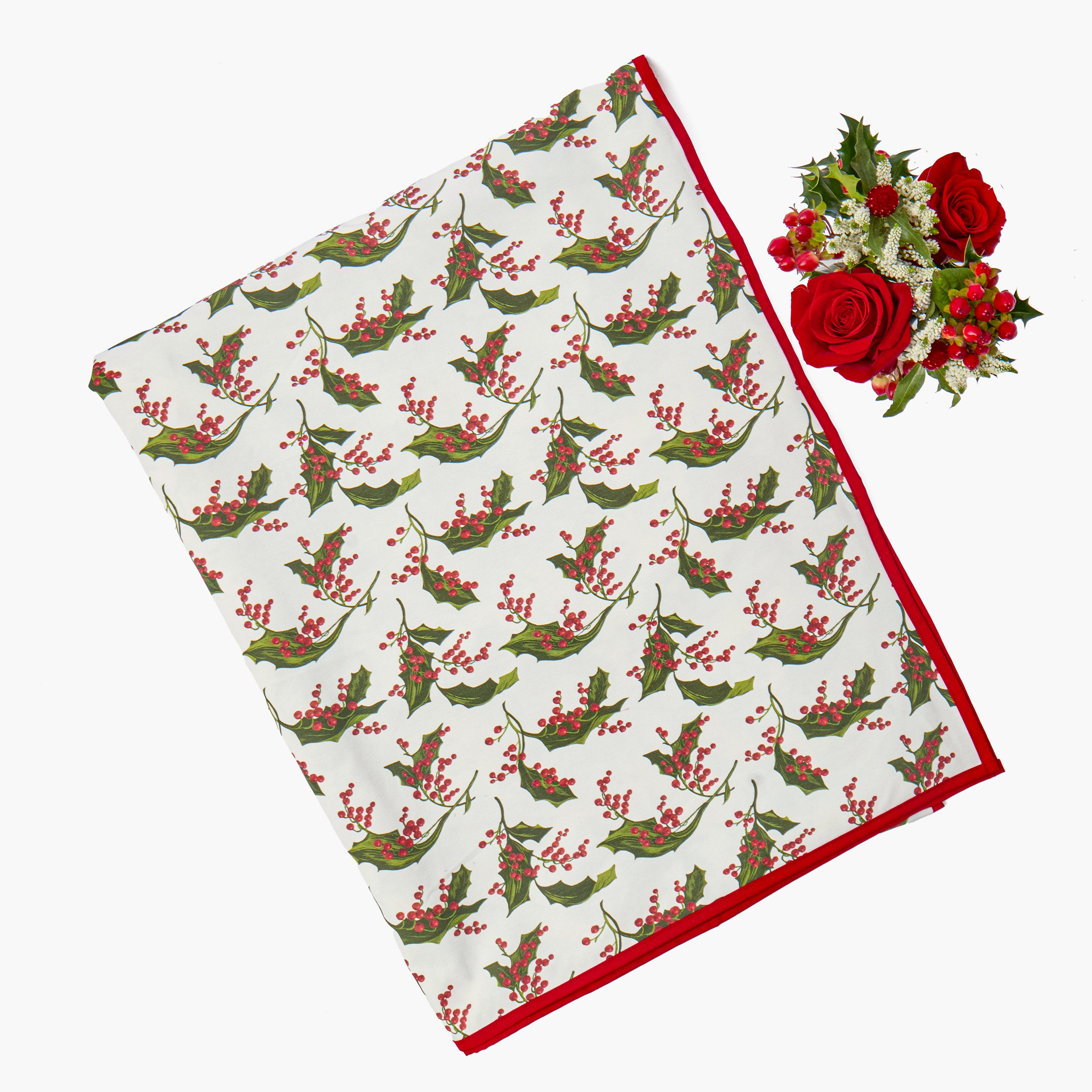 Holly & Berries Tablecloth