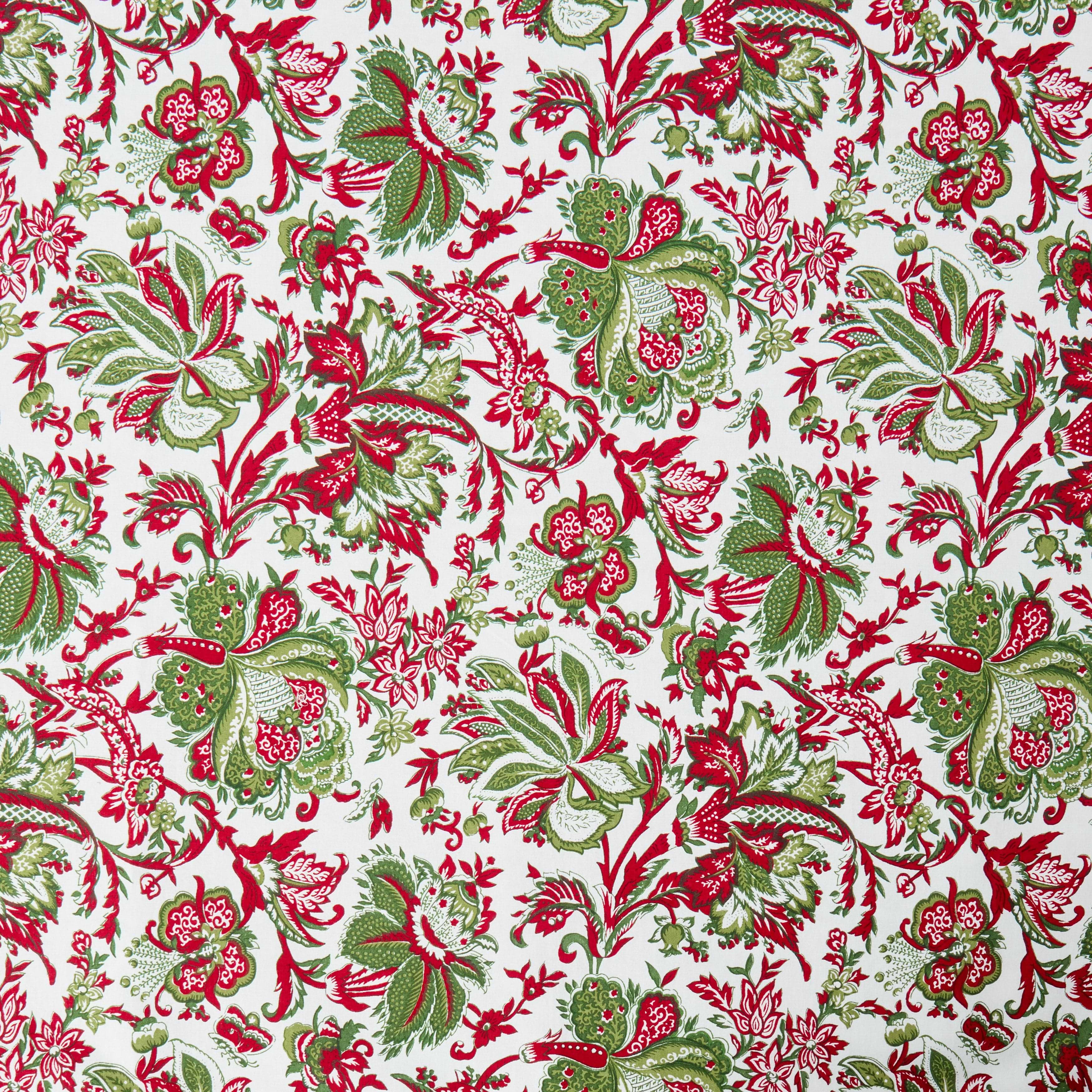 Red & Green Beatrice Tablecloth