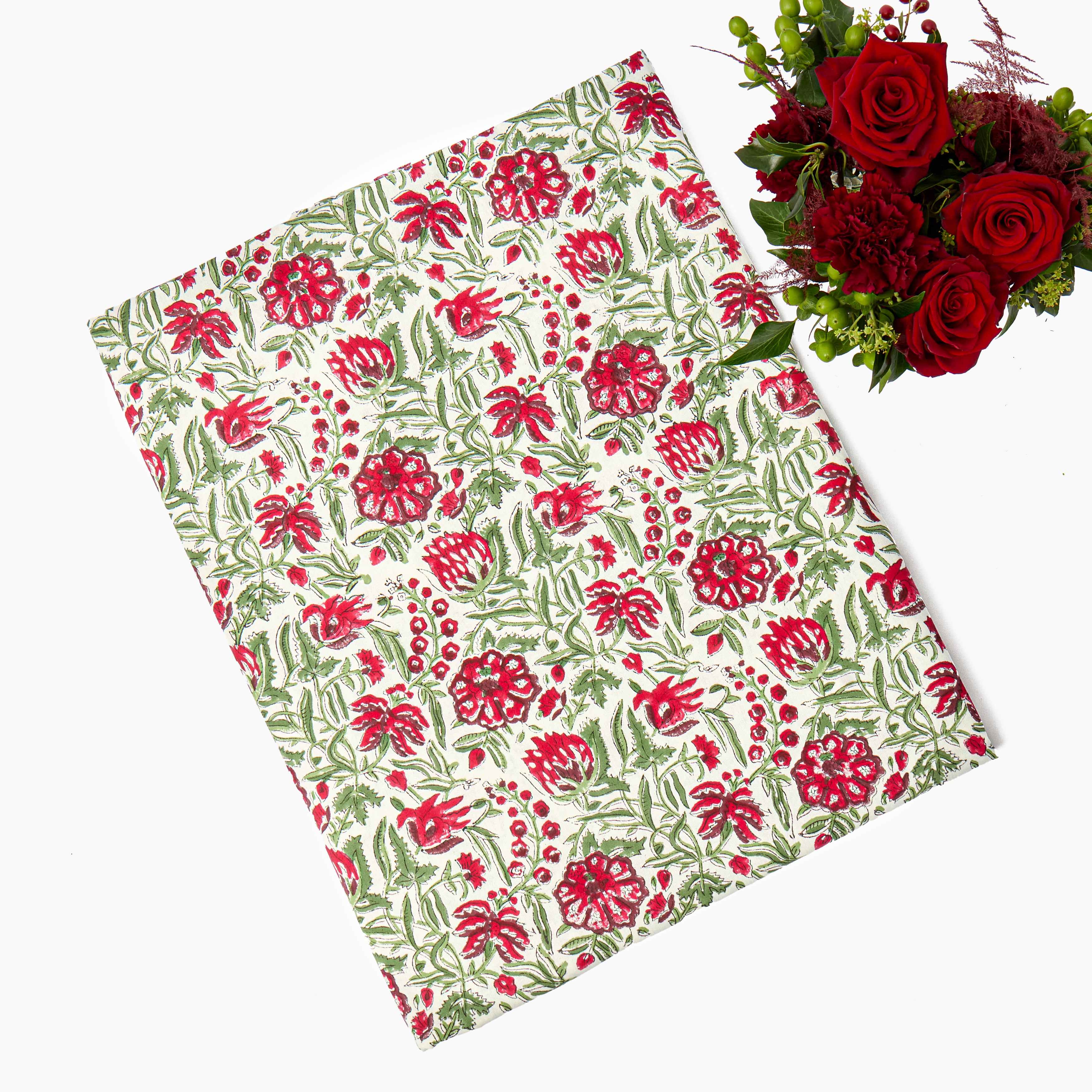 Red & Green Isobel Tablecloth