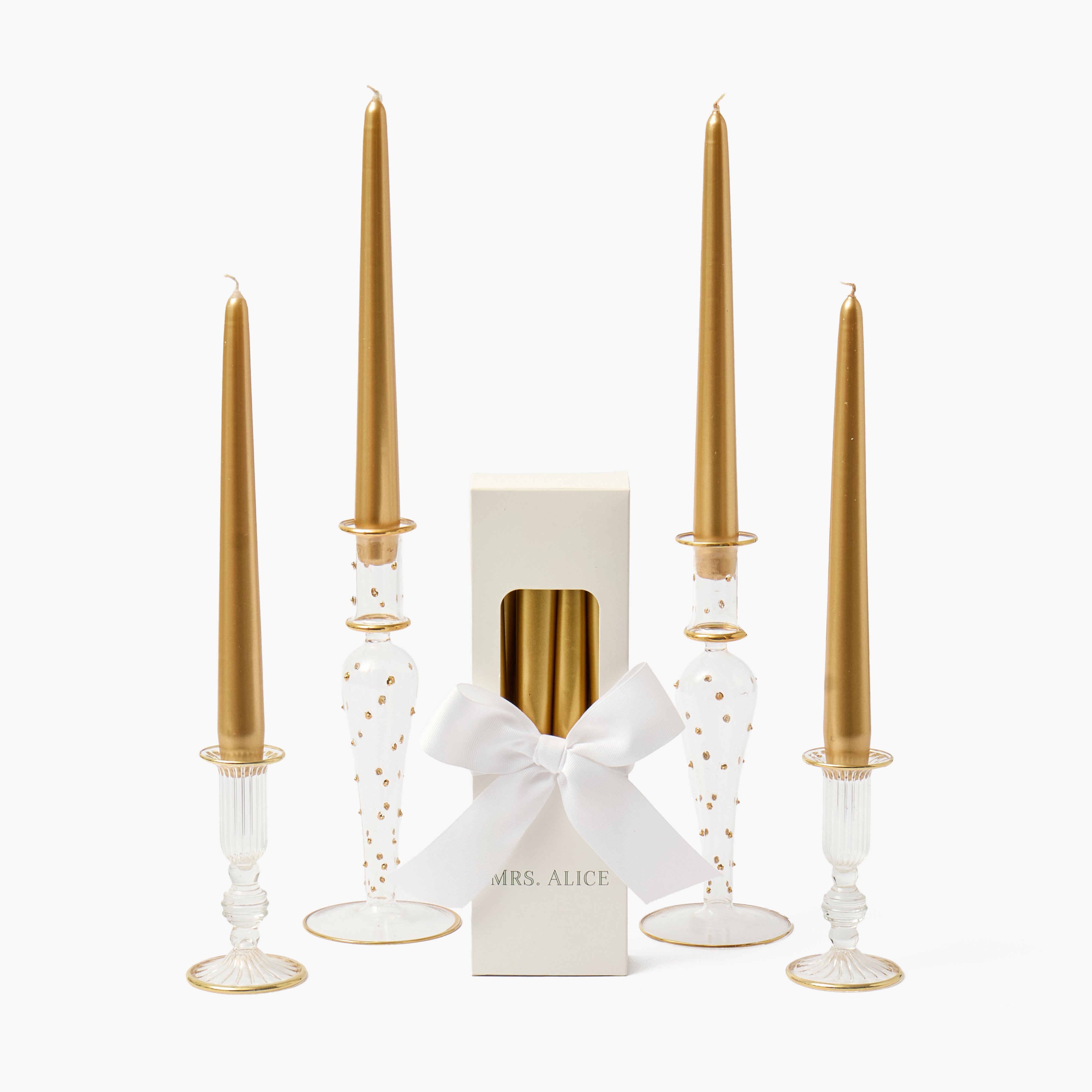 Joy & Dotty Candle Set (Gold)