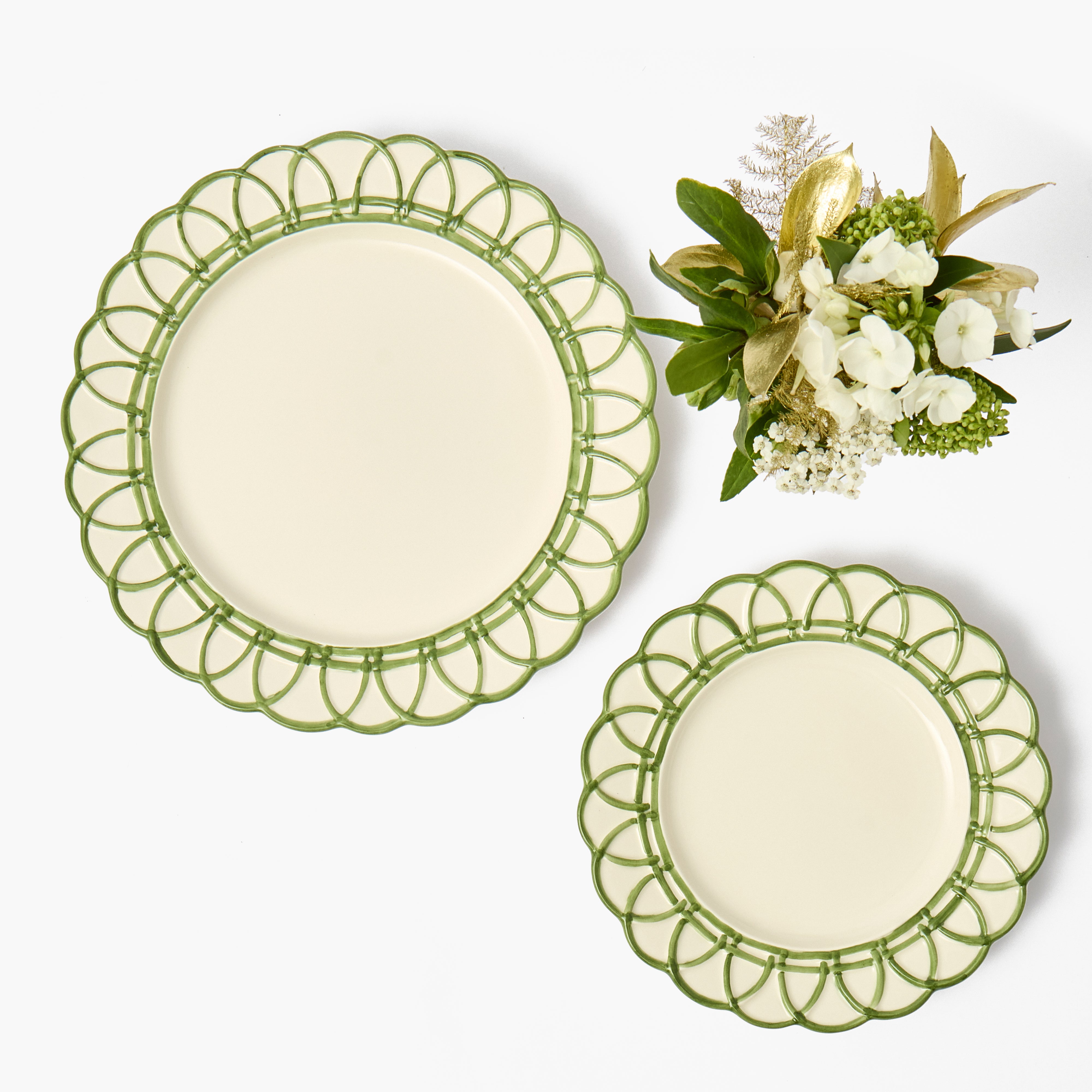 Green Stella Starter Plate