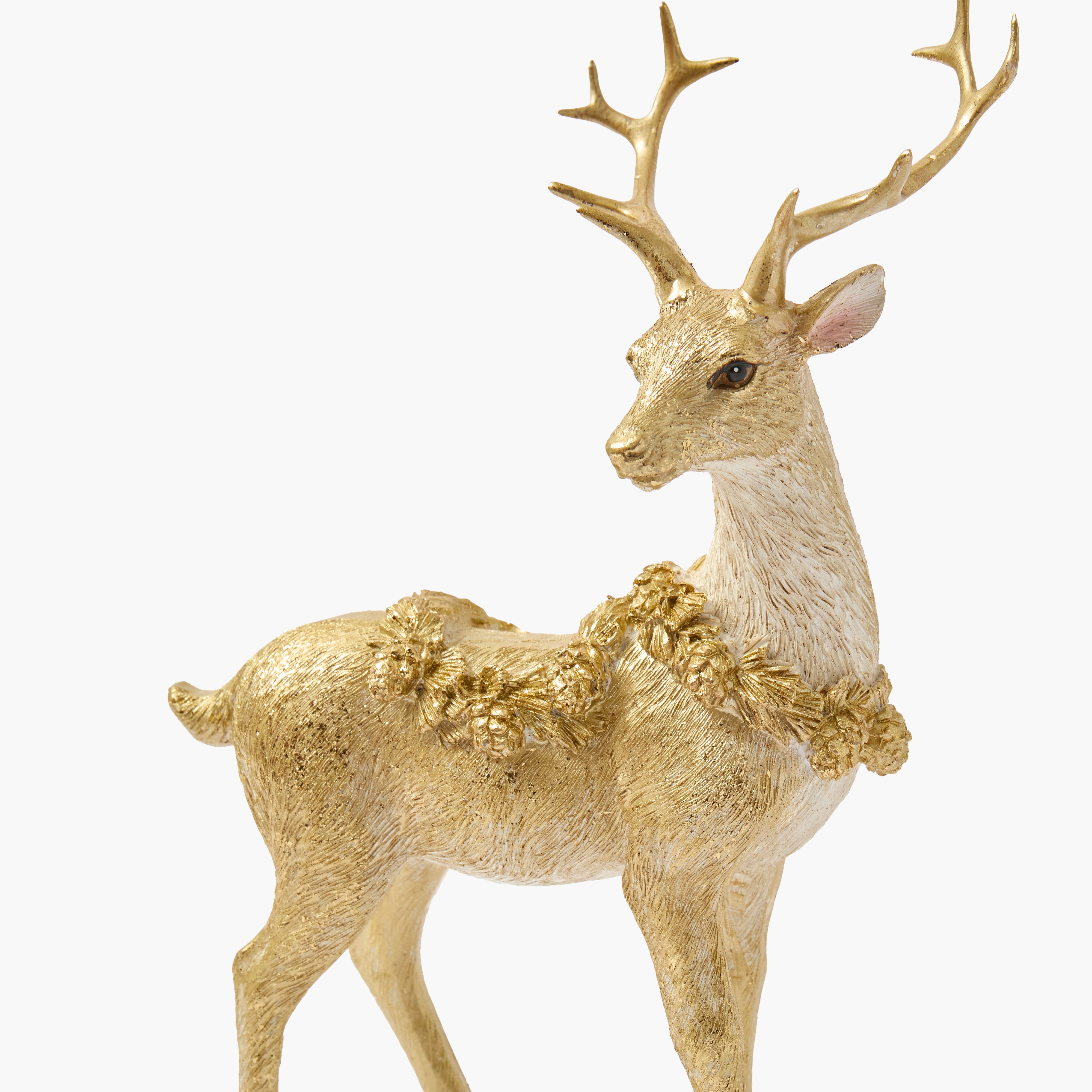 Small Gold Reindeer (Pair) - 23cm