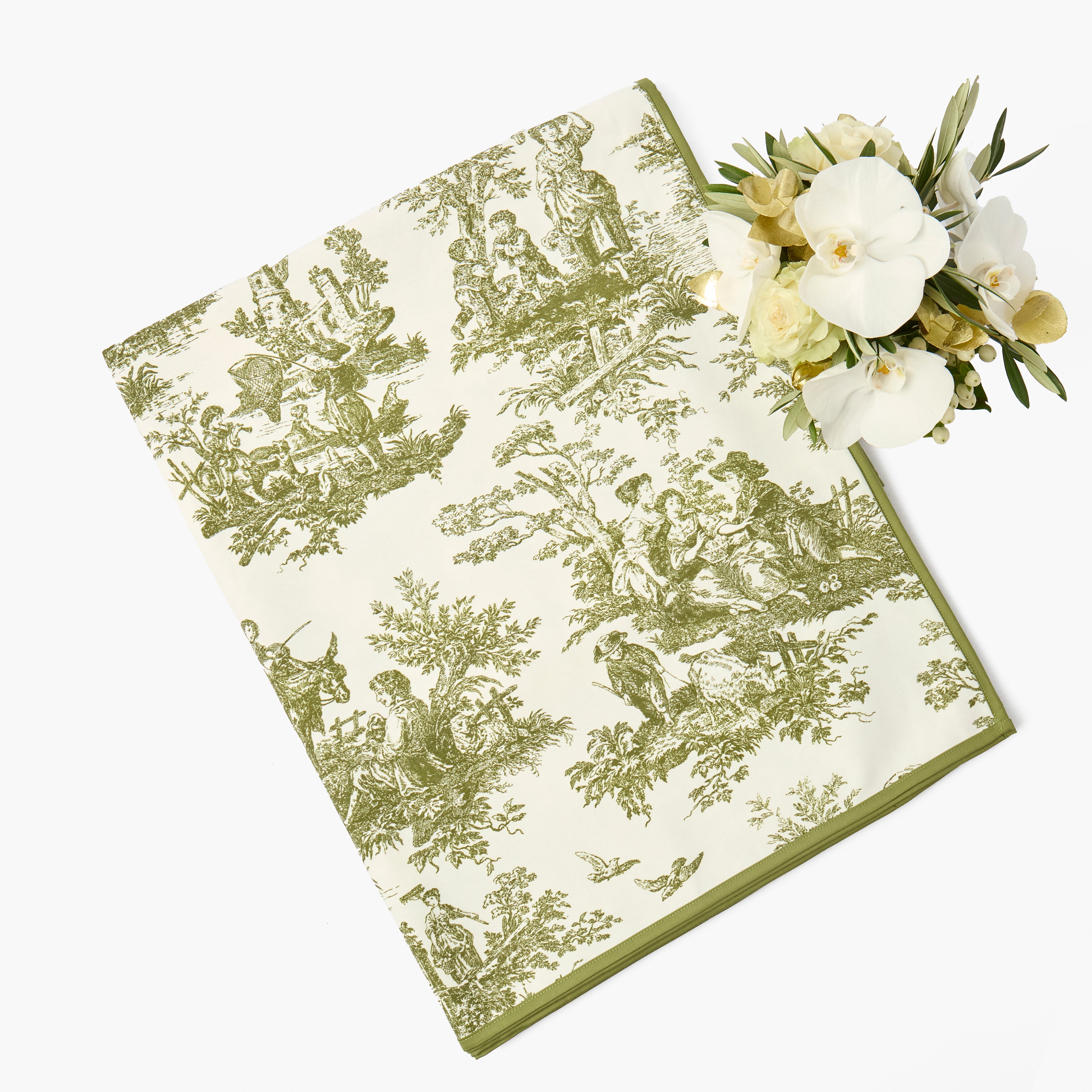 Olive Ottilie Toile Tablecloth