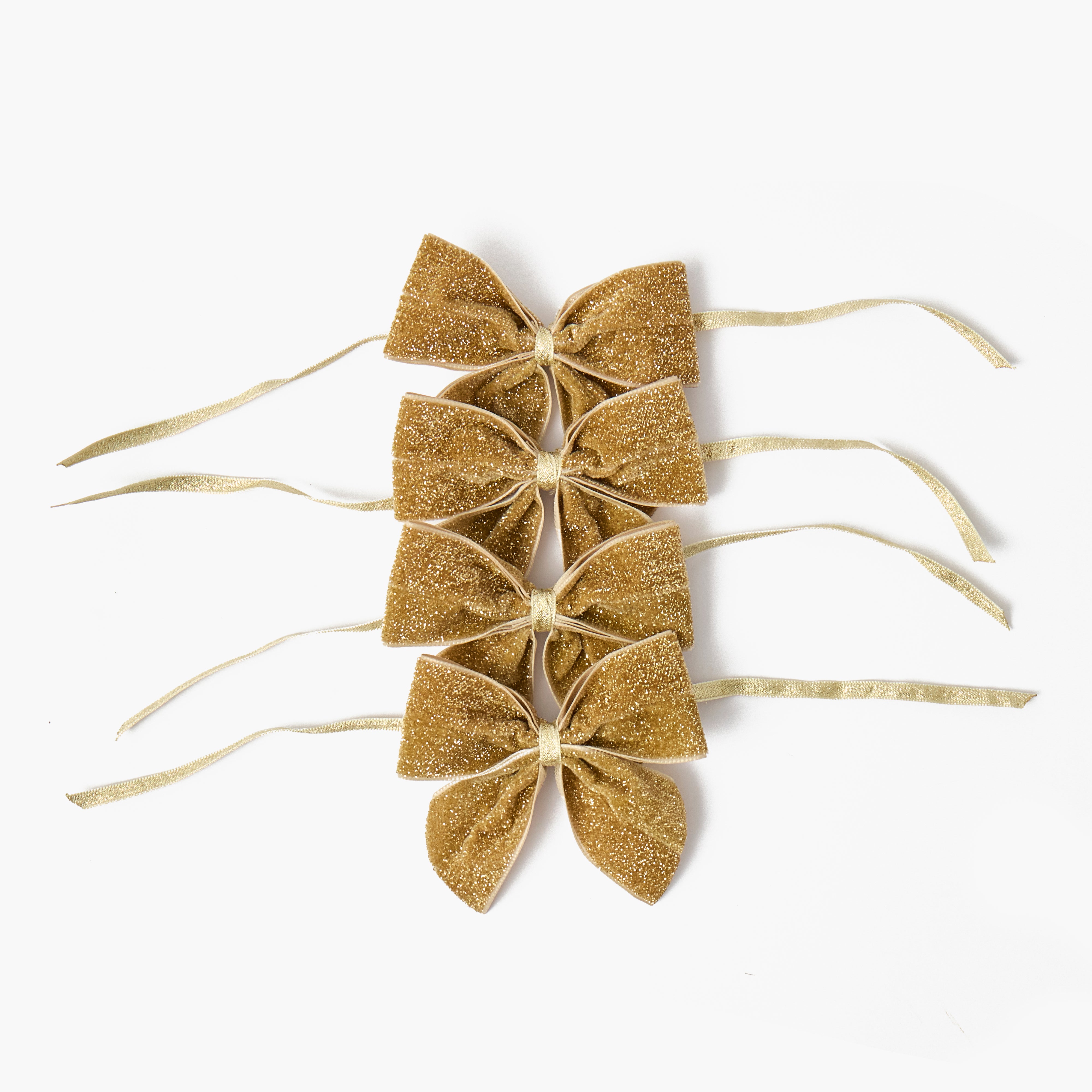 Gold Napkin Bows (Set of 4)