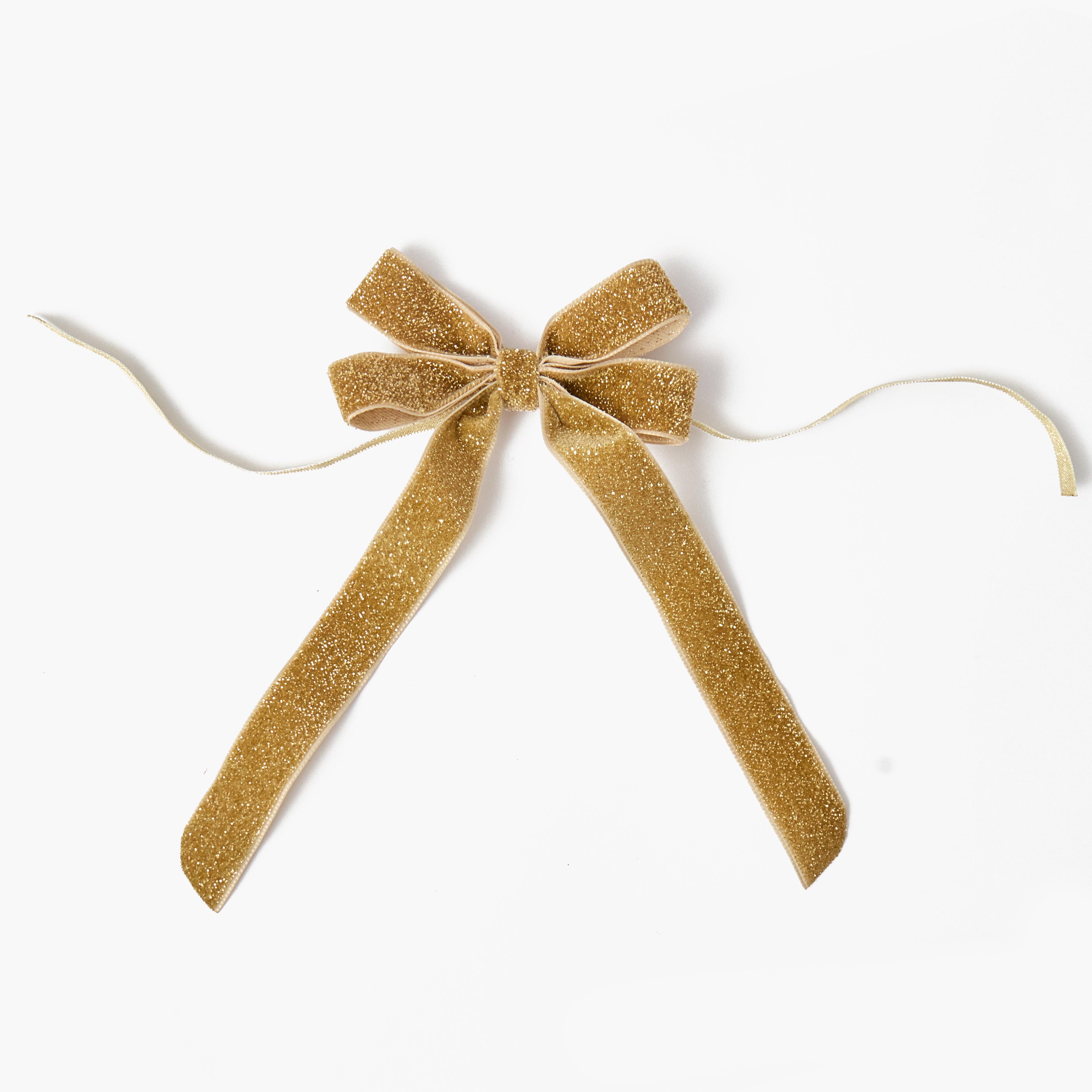 Gold Double Bows (Set of 4) - 20cm