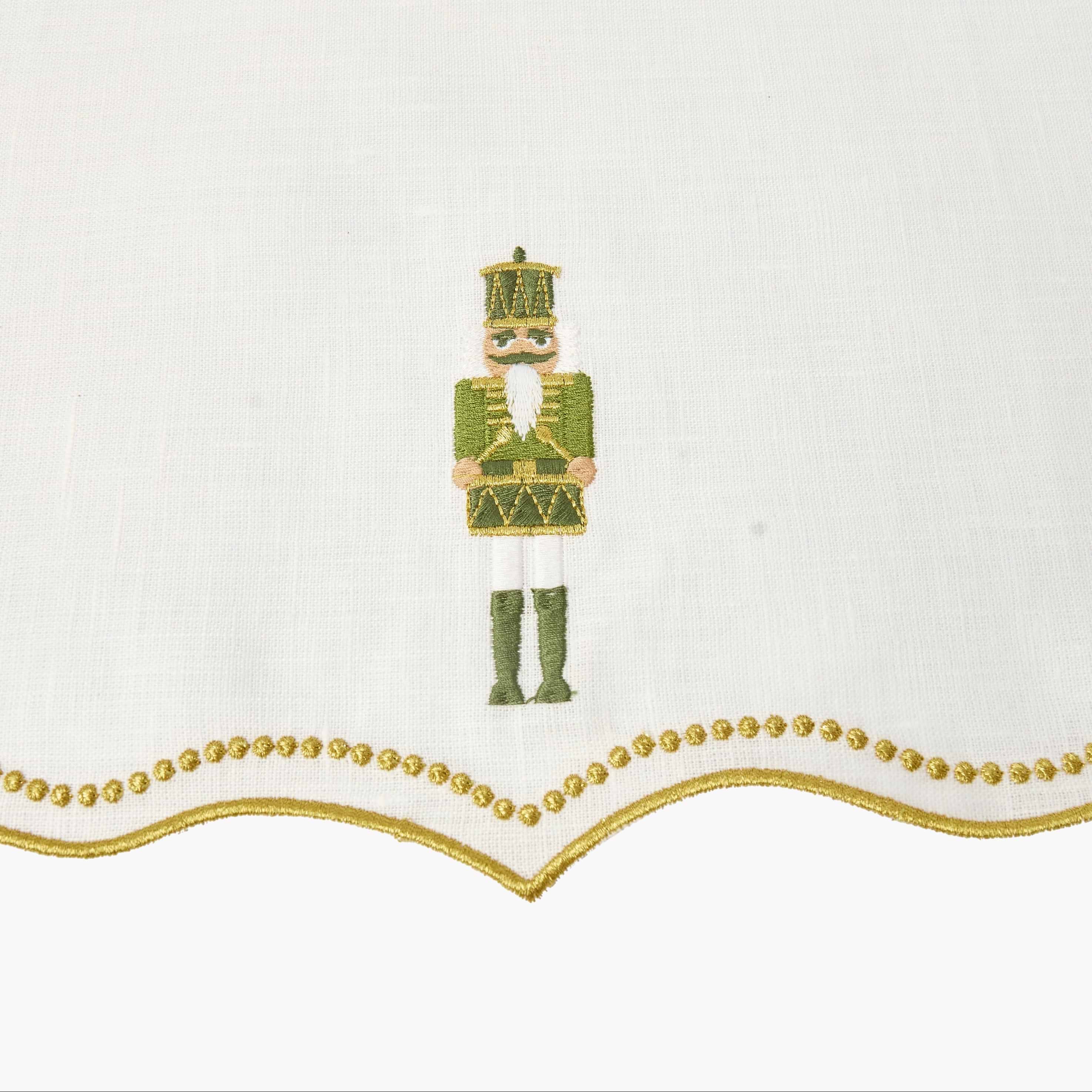 Eloise Nutcracker Embroidered Linen Napkins (Set of 4)