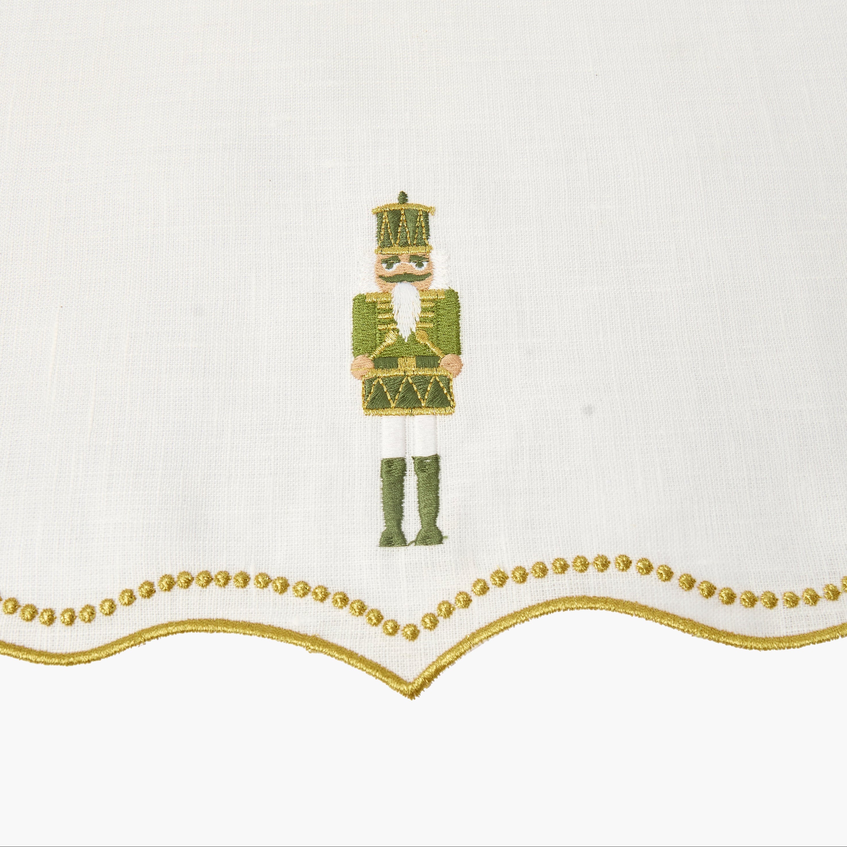 Eloise Nutcracker Embroidered Linen Napkins (Set of 4)