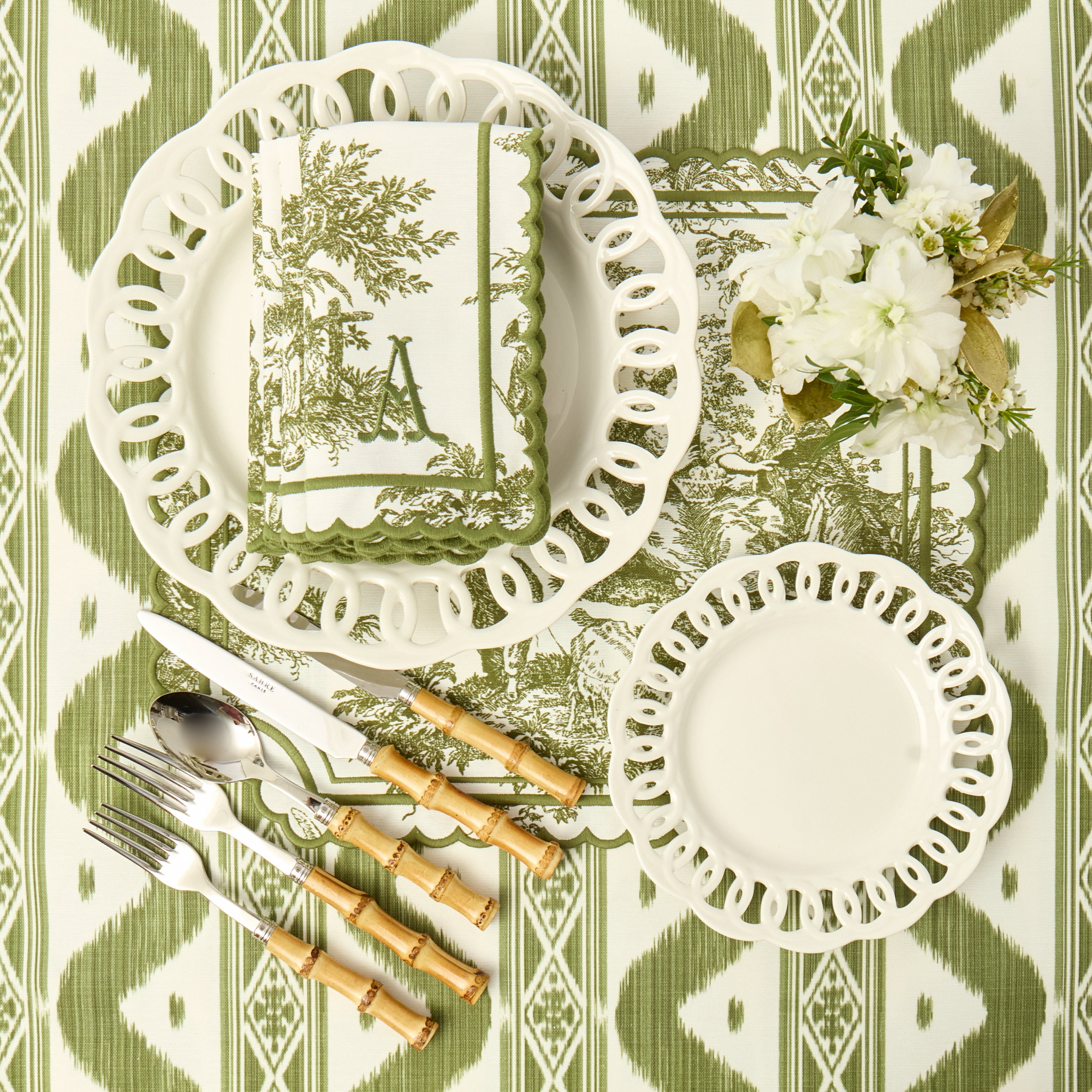 White Lace Starter Plate