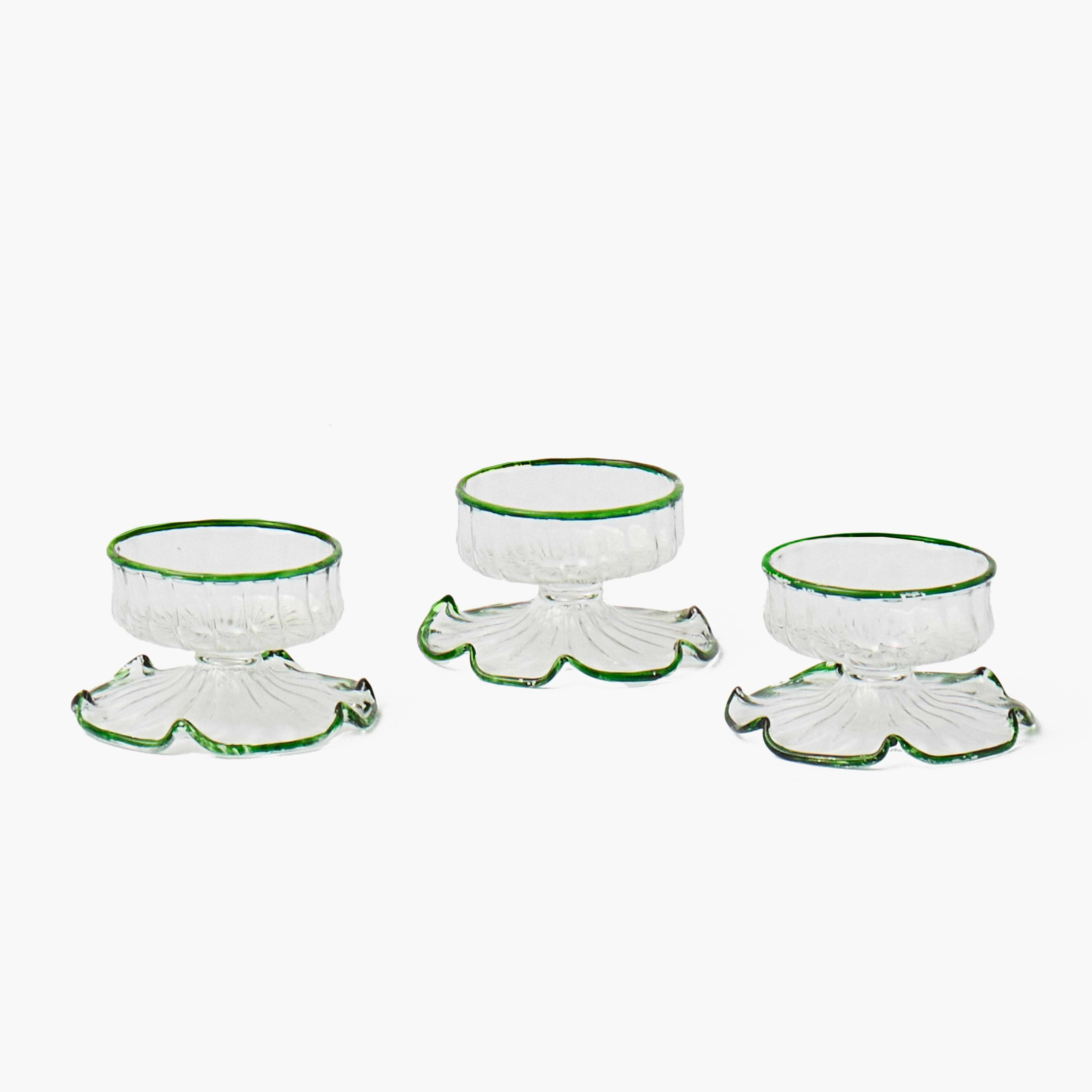 Green Carmon Tea Light Holder (Set of 3)