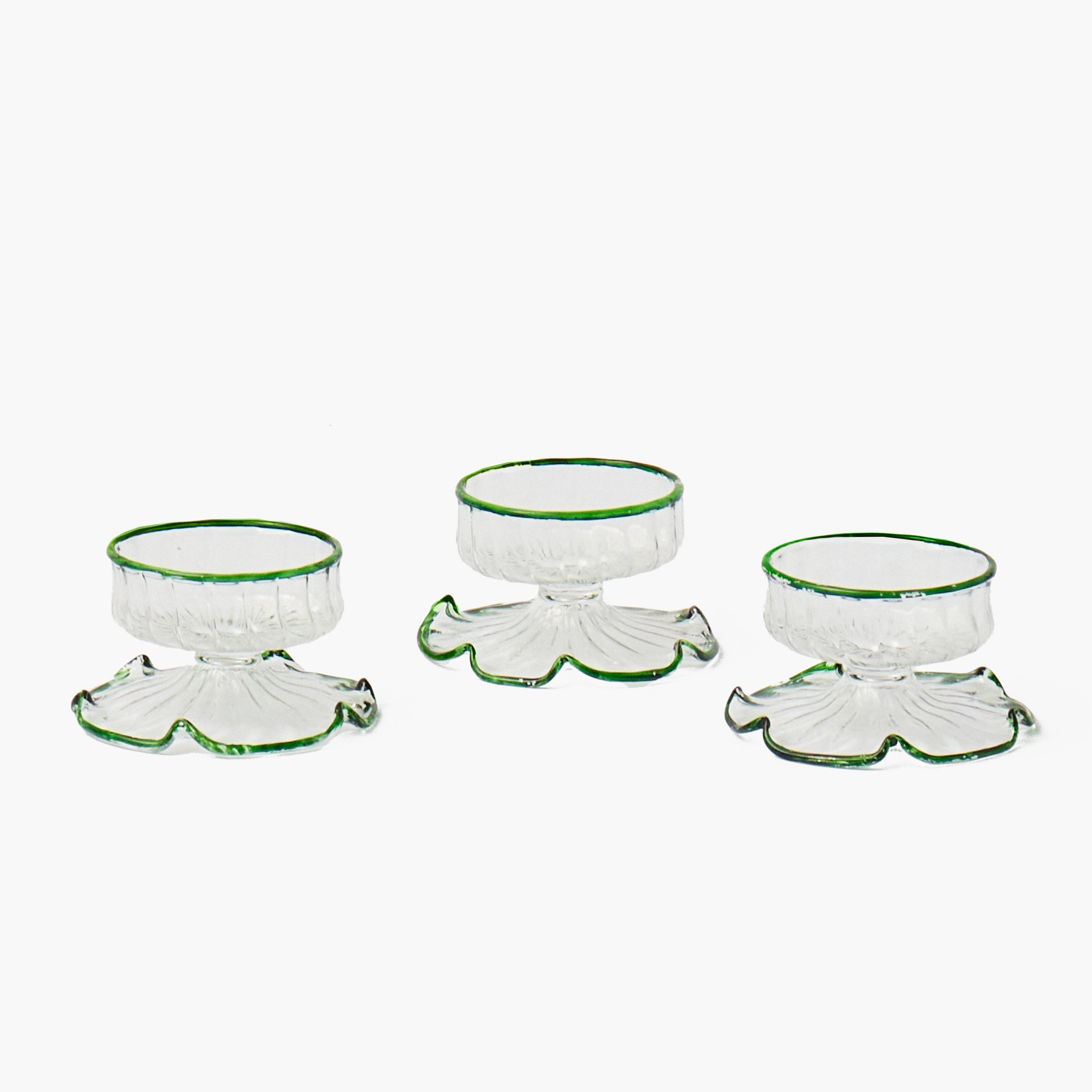 Green Carmon Tea Light Holder (Set of 3)