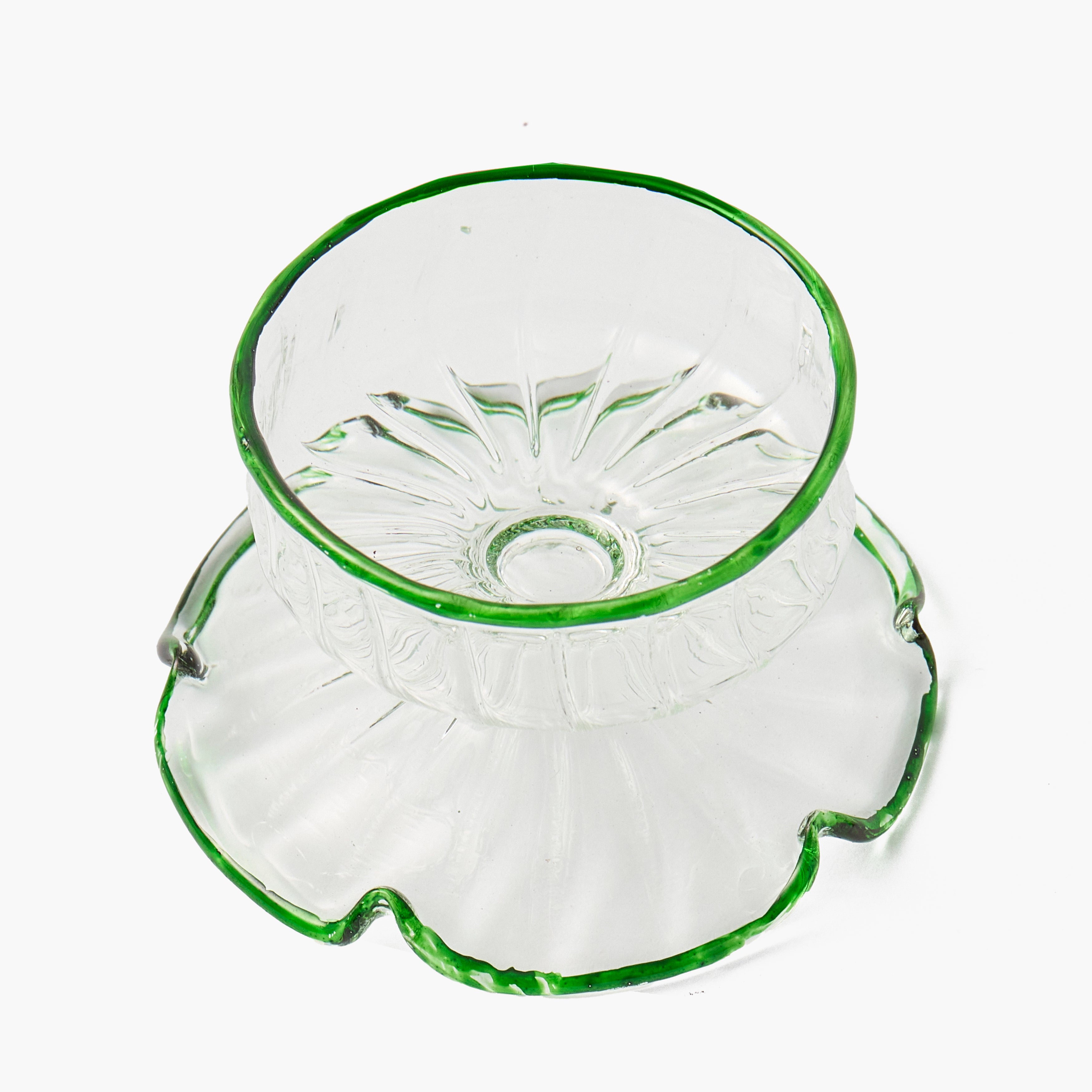 Green Carmon Tea Light Holder (Set of 3)