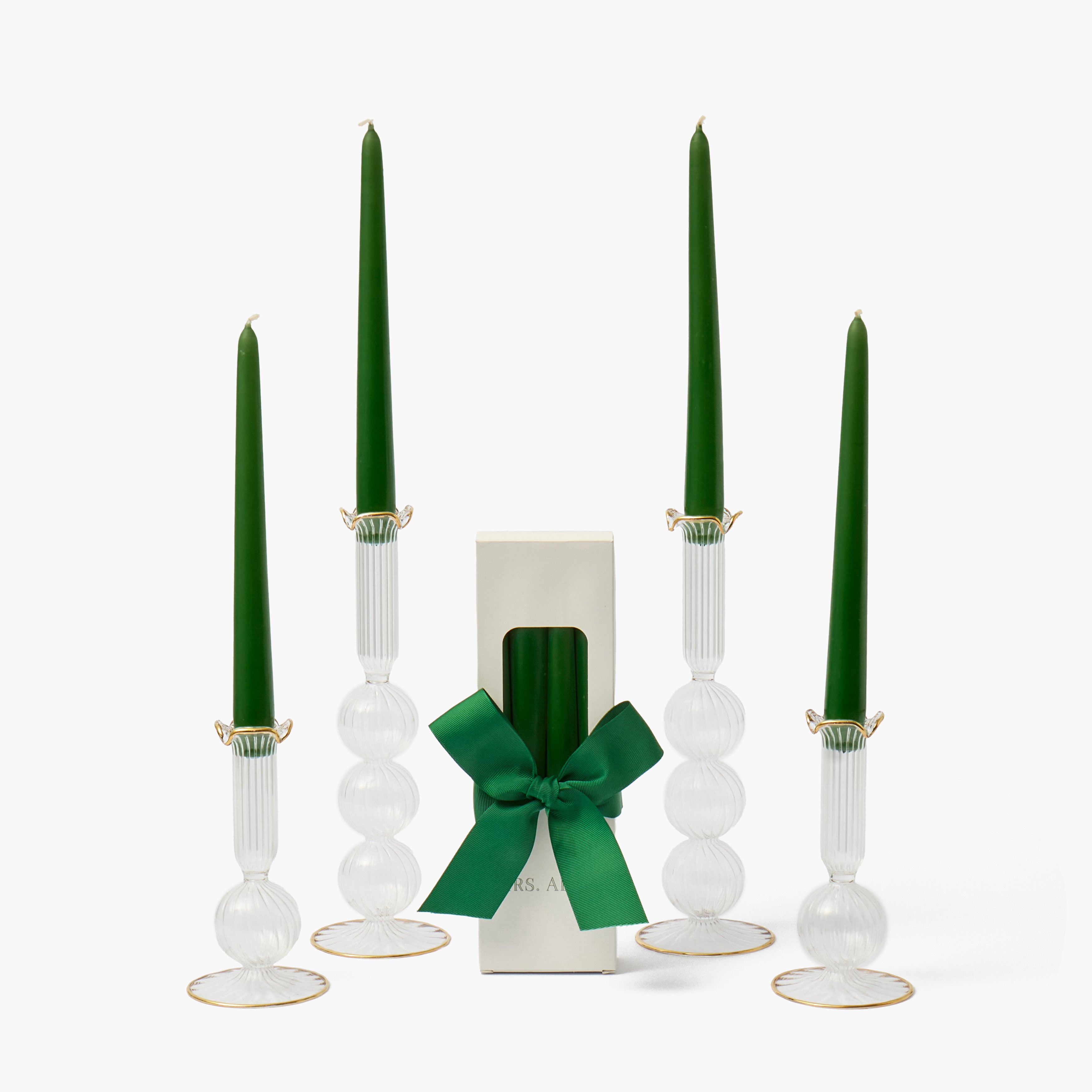The Mia Candle Set (Forest Green)