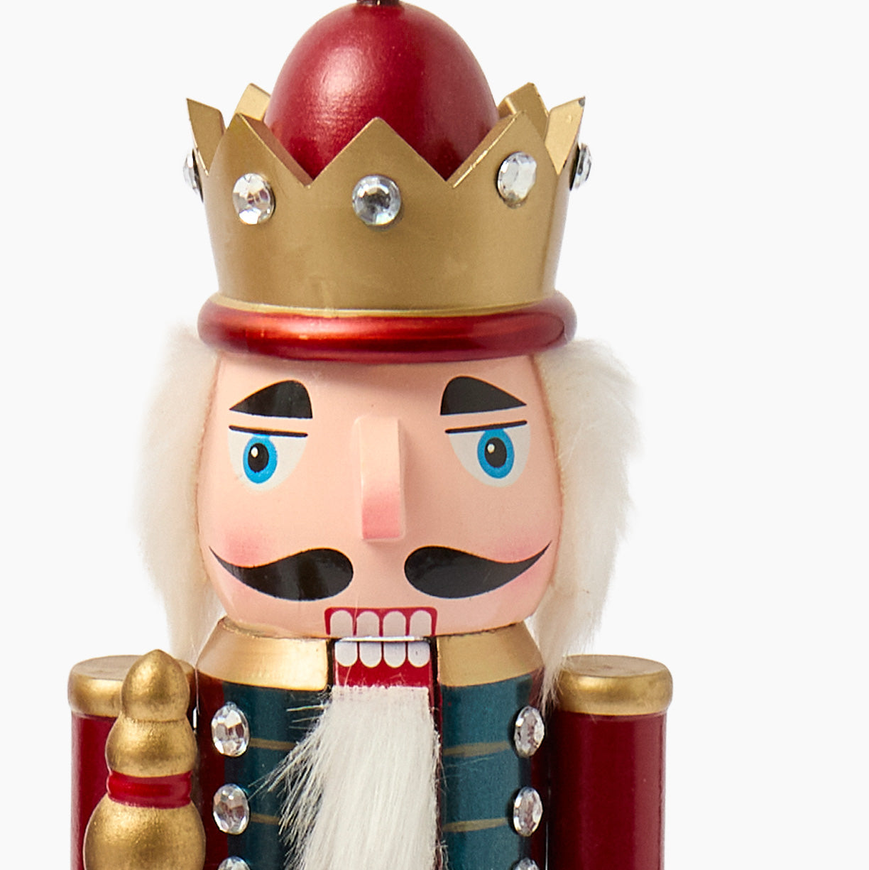 Red & Green Nutcrackers (Pair) - 38cm