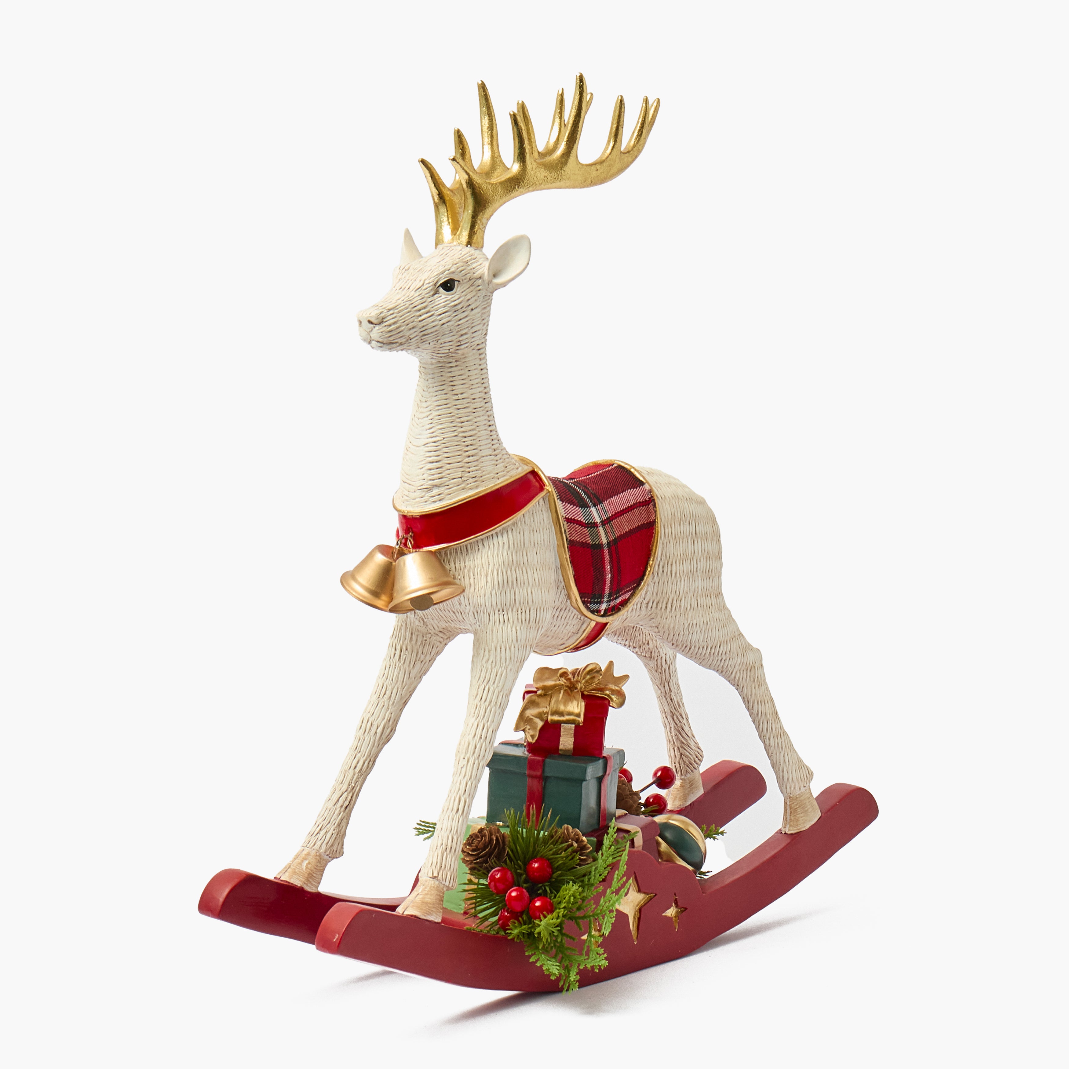 Christmas Rocking Deer - 45cm